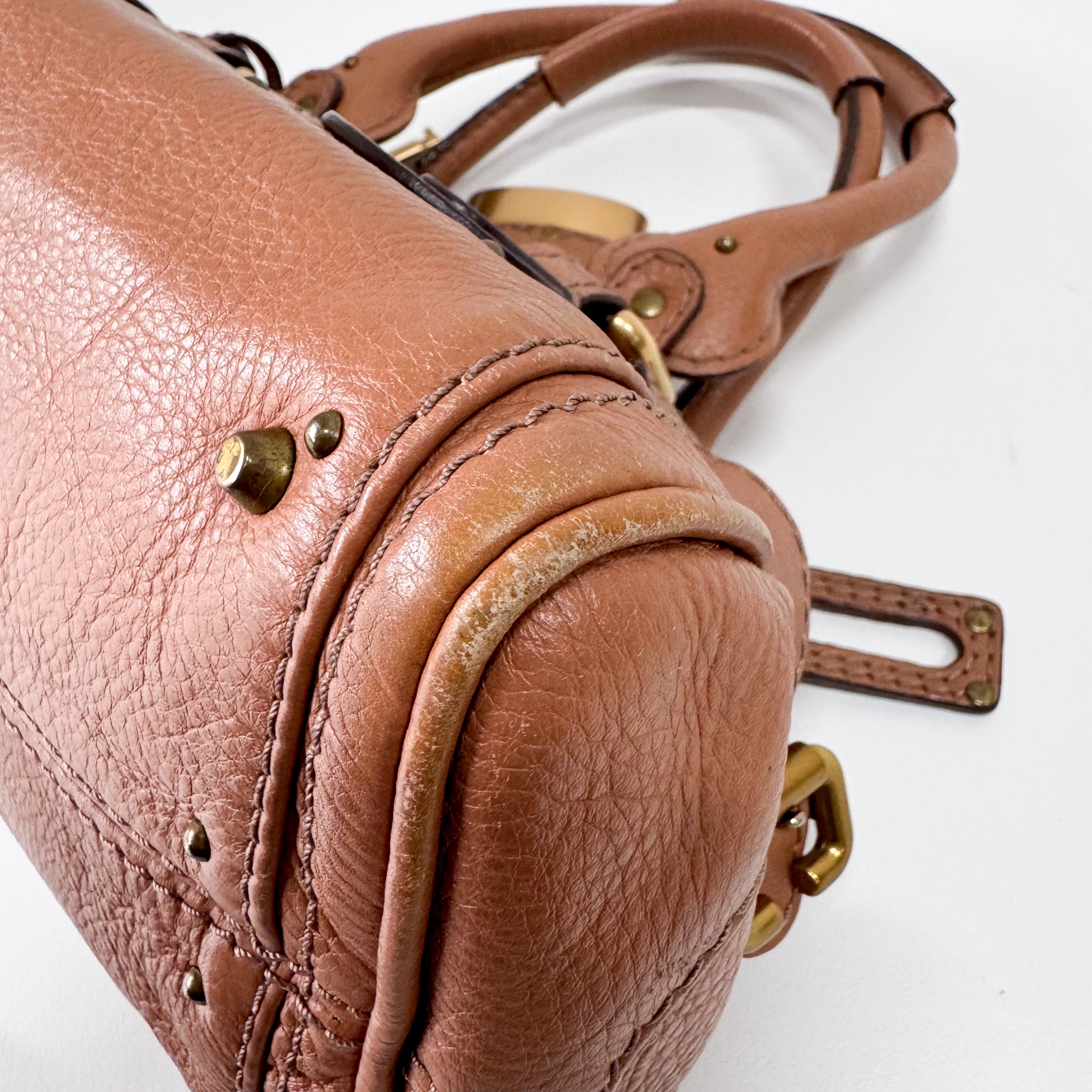 Paddington Mini Brown Leather Shoulder Bag