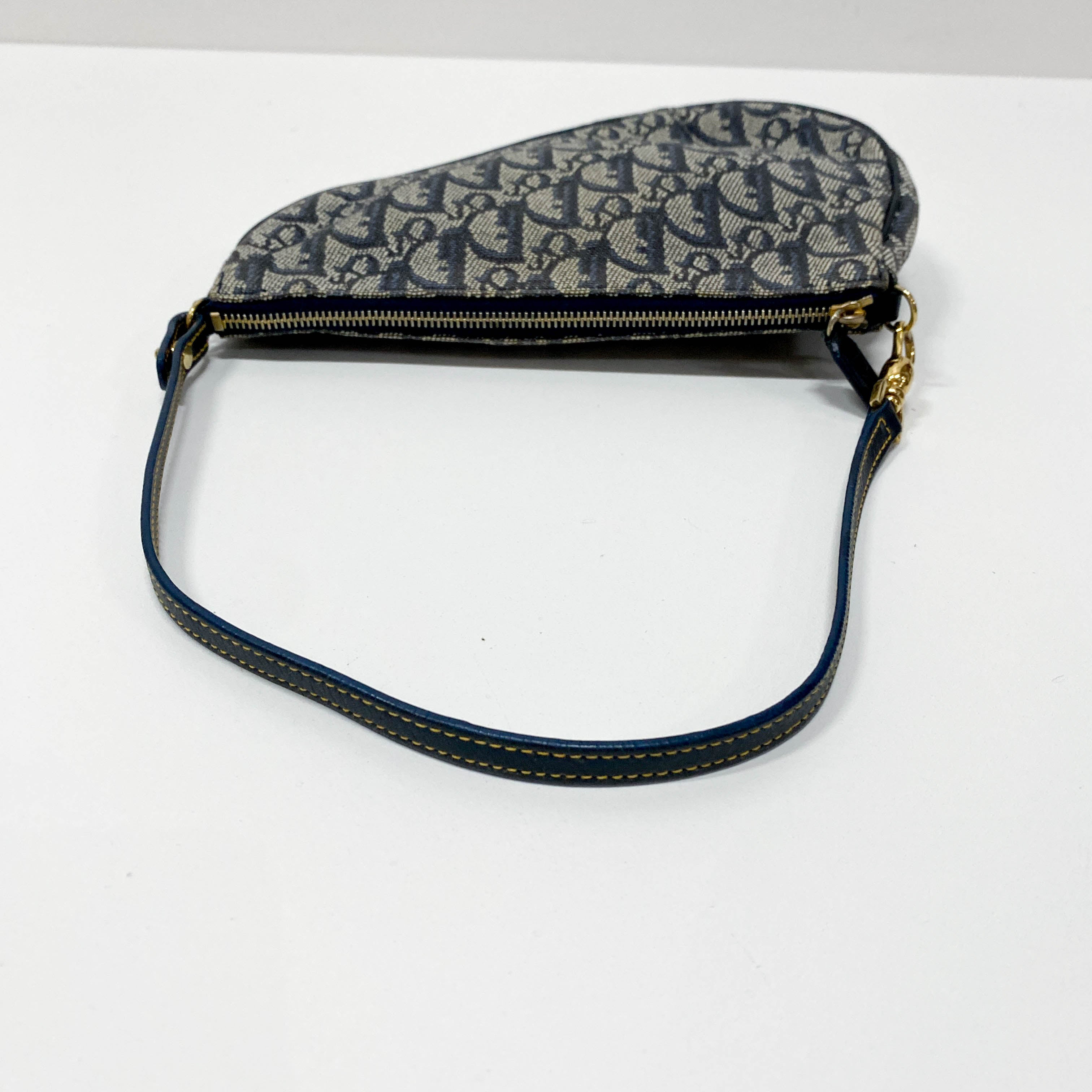 Trotter Saddle Blue Shoulder Bag