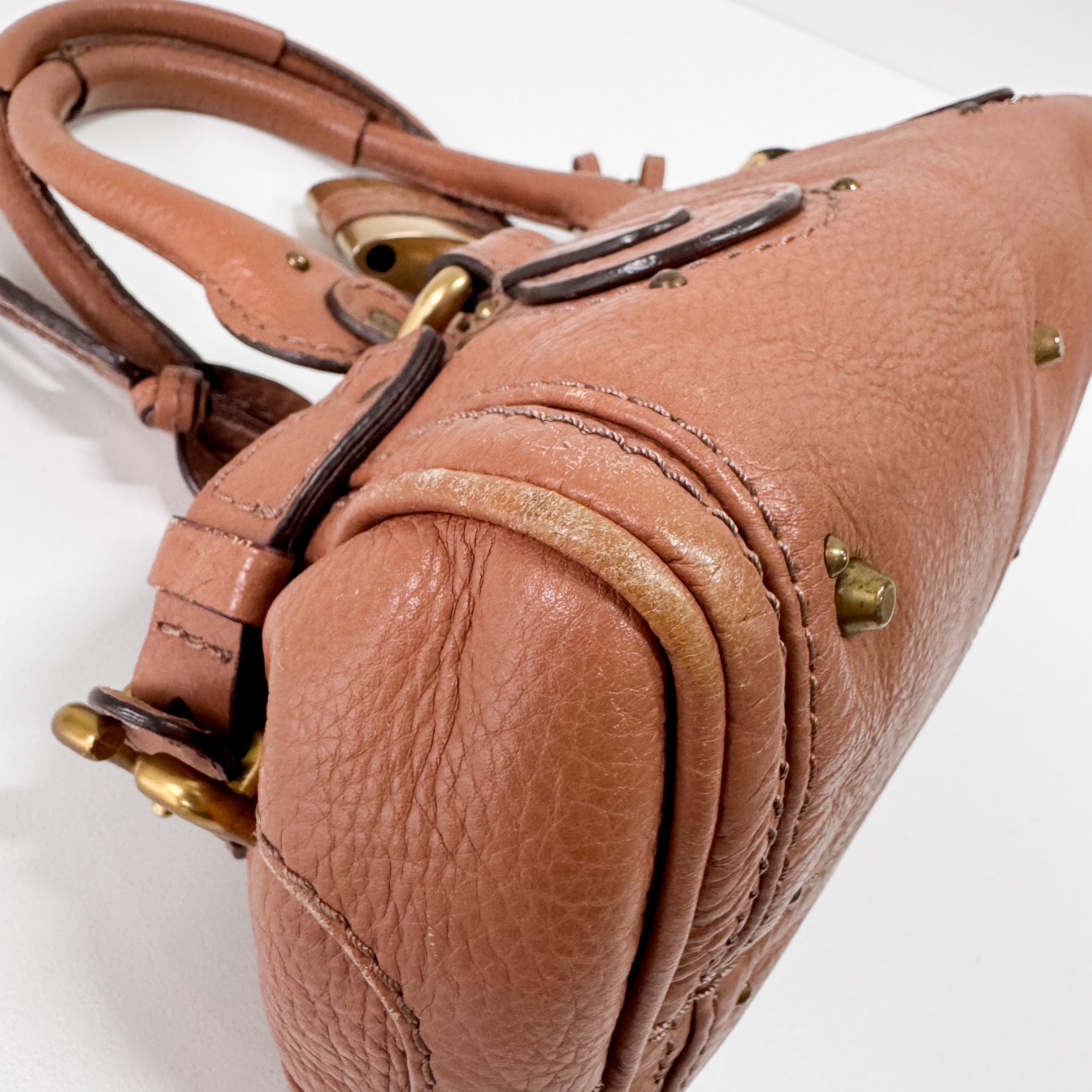 Paddington Mini Brown Leather Shoulder Bag