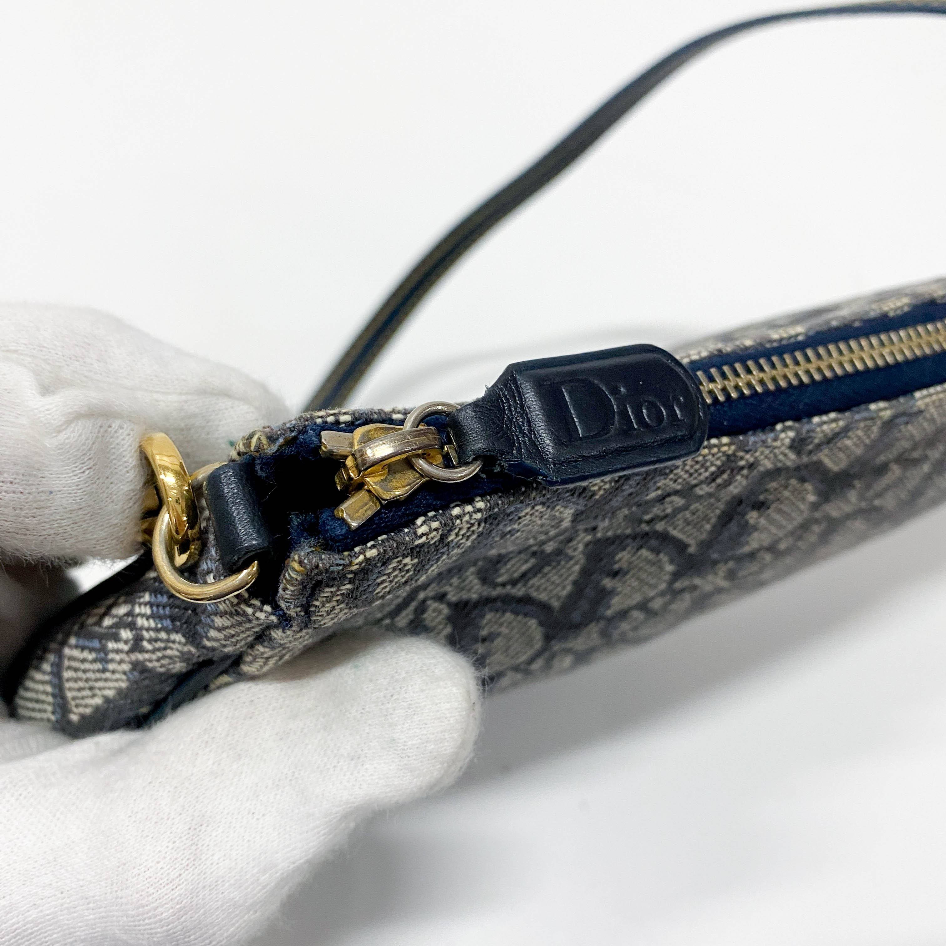 Trotter Saddle Blue Shoulder Bag