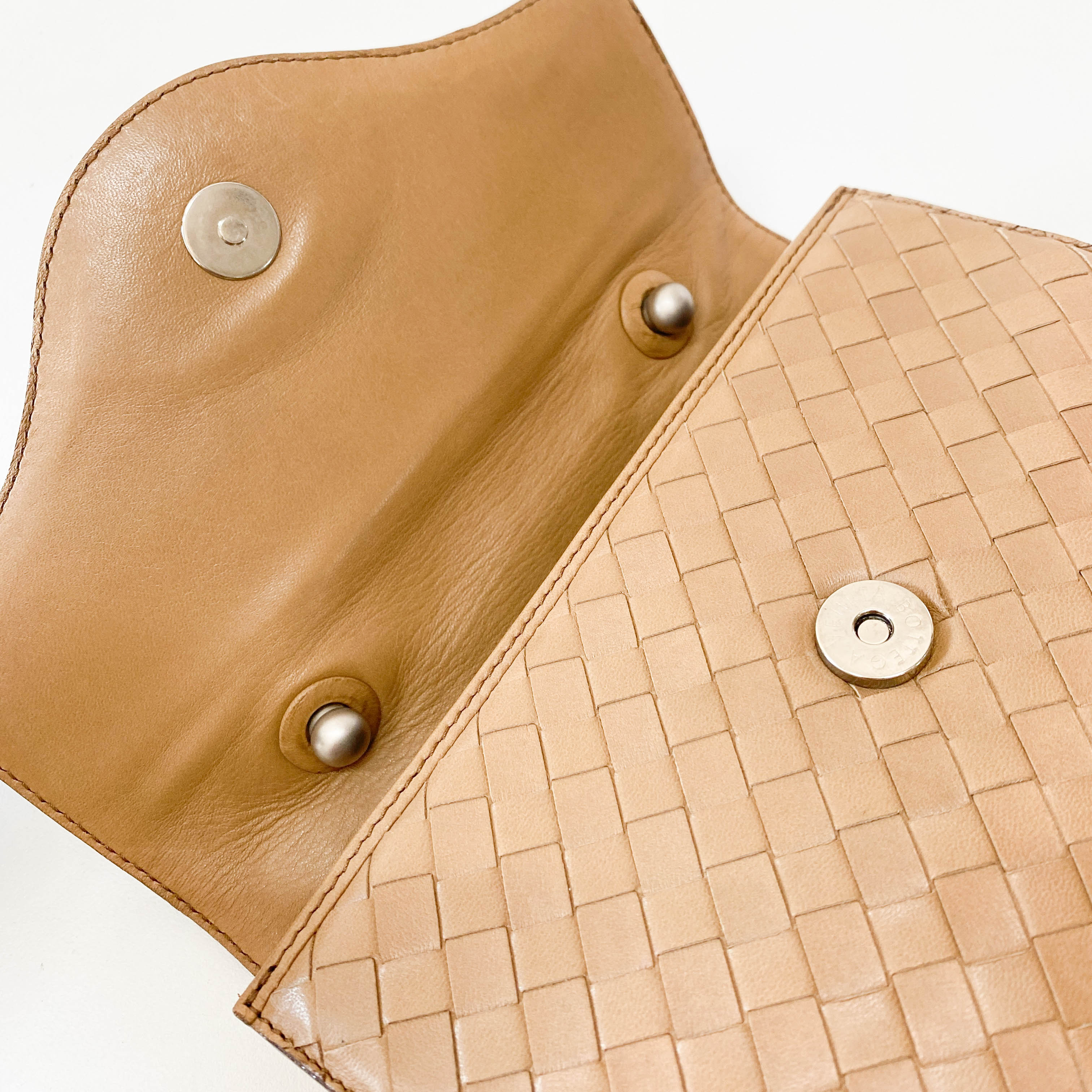 Intrecciato Mini Brown Leather Handbag