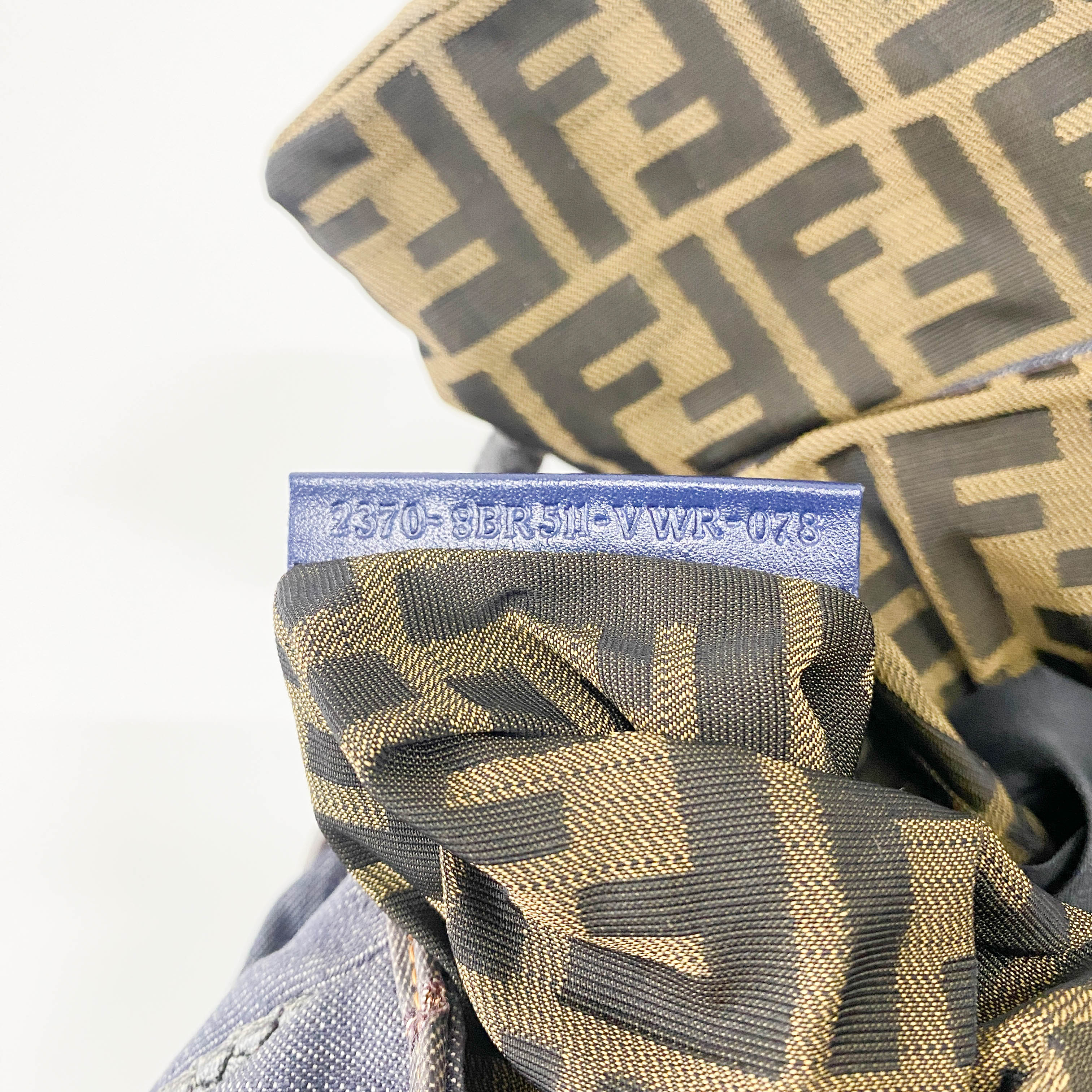 Spy Blue Denim Shoulder Bag