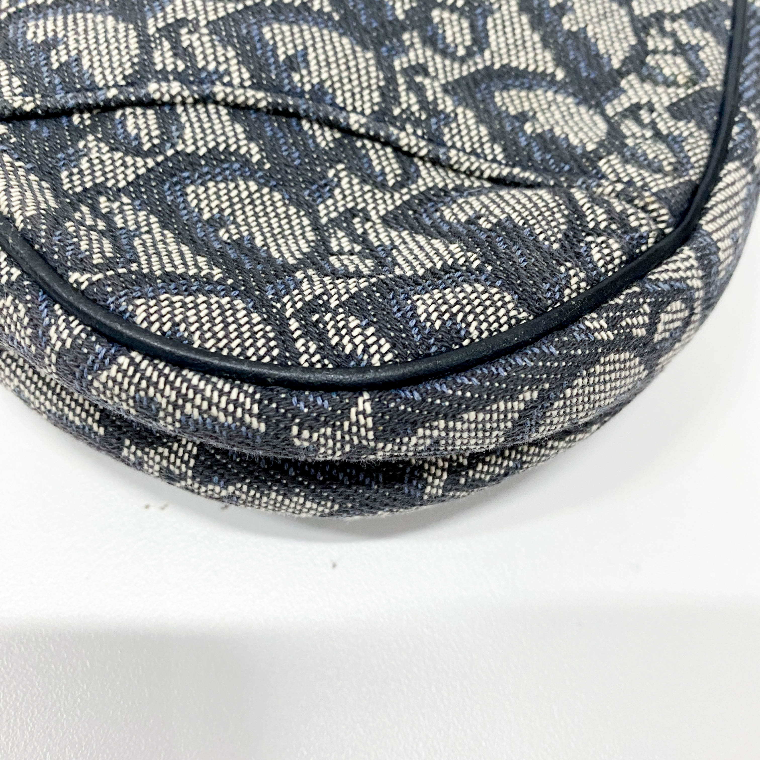 Trotter Saddle Blue Shoulder Bag