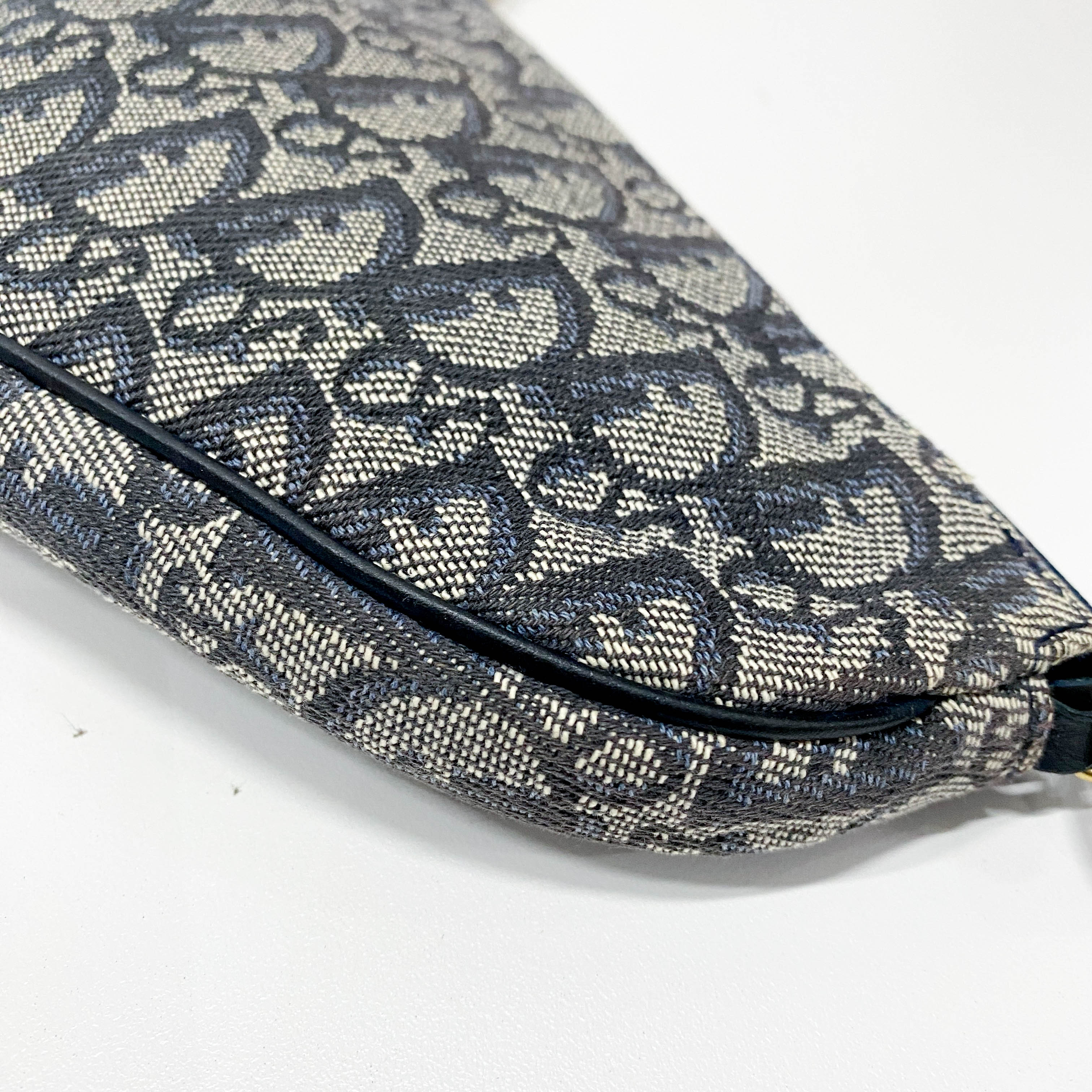 Trotter Saddle Blue Shoulder Bag