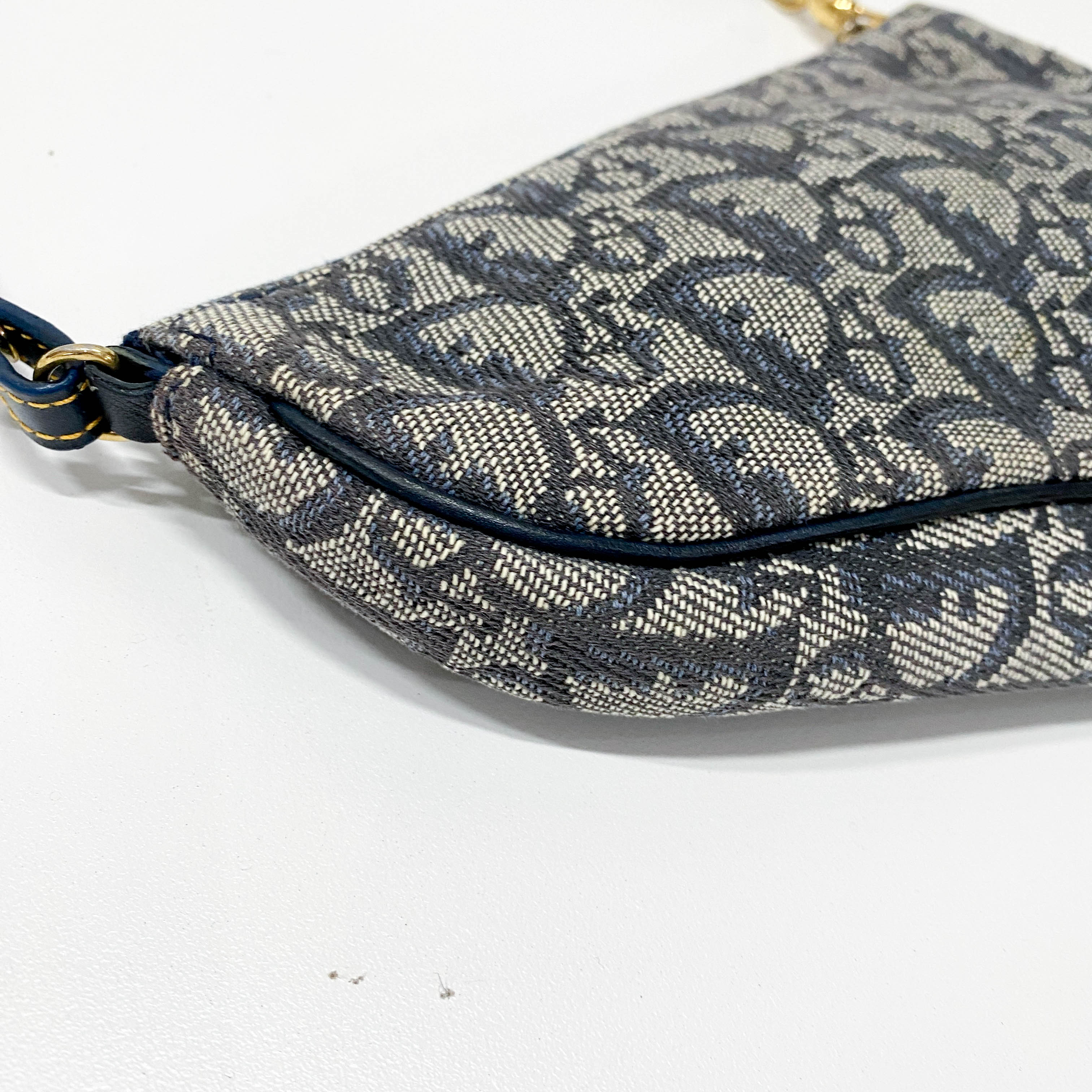 Trotter Saddle Blue Shoulder Bag