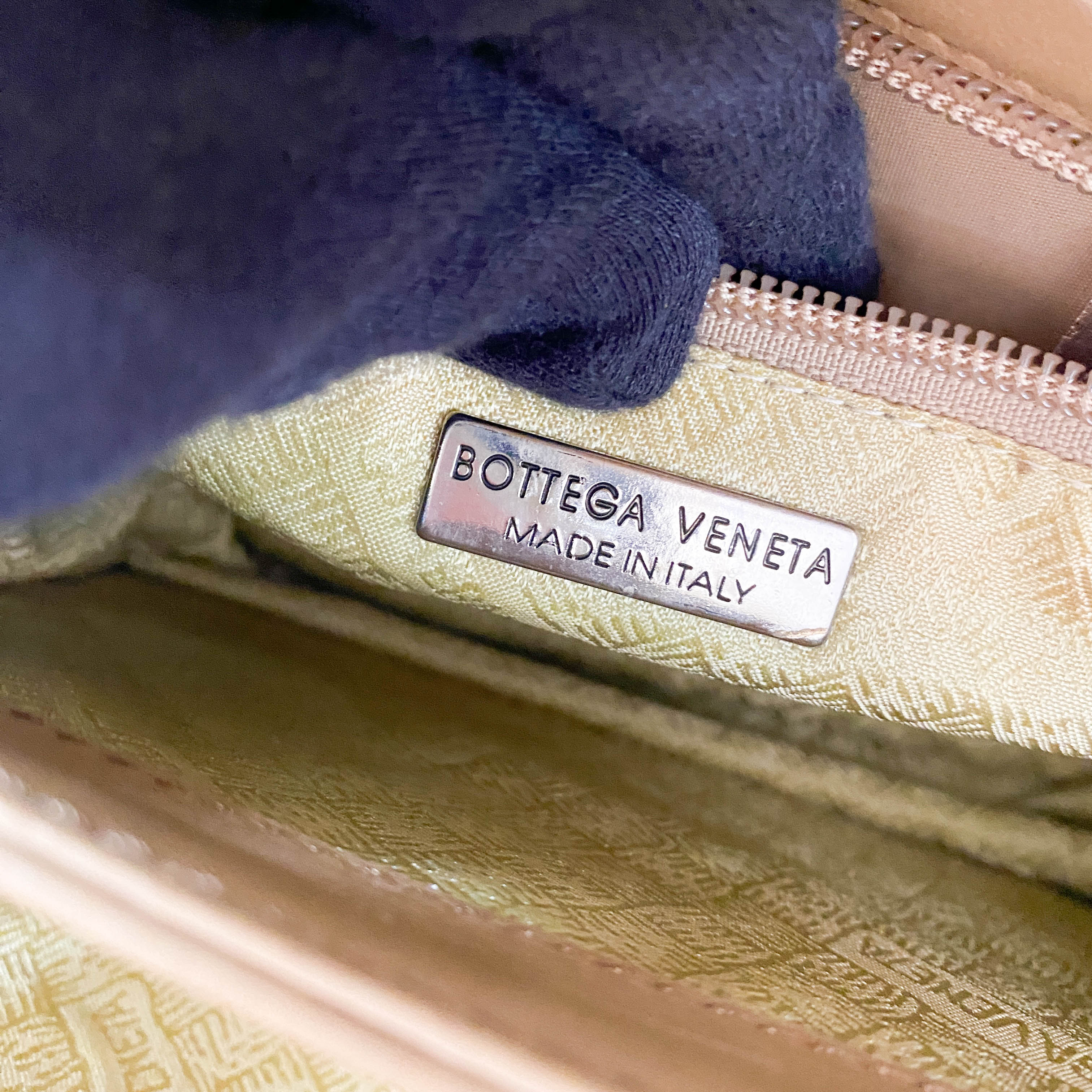 Intrecciato Mini Brown Leather Handbag