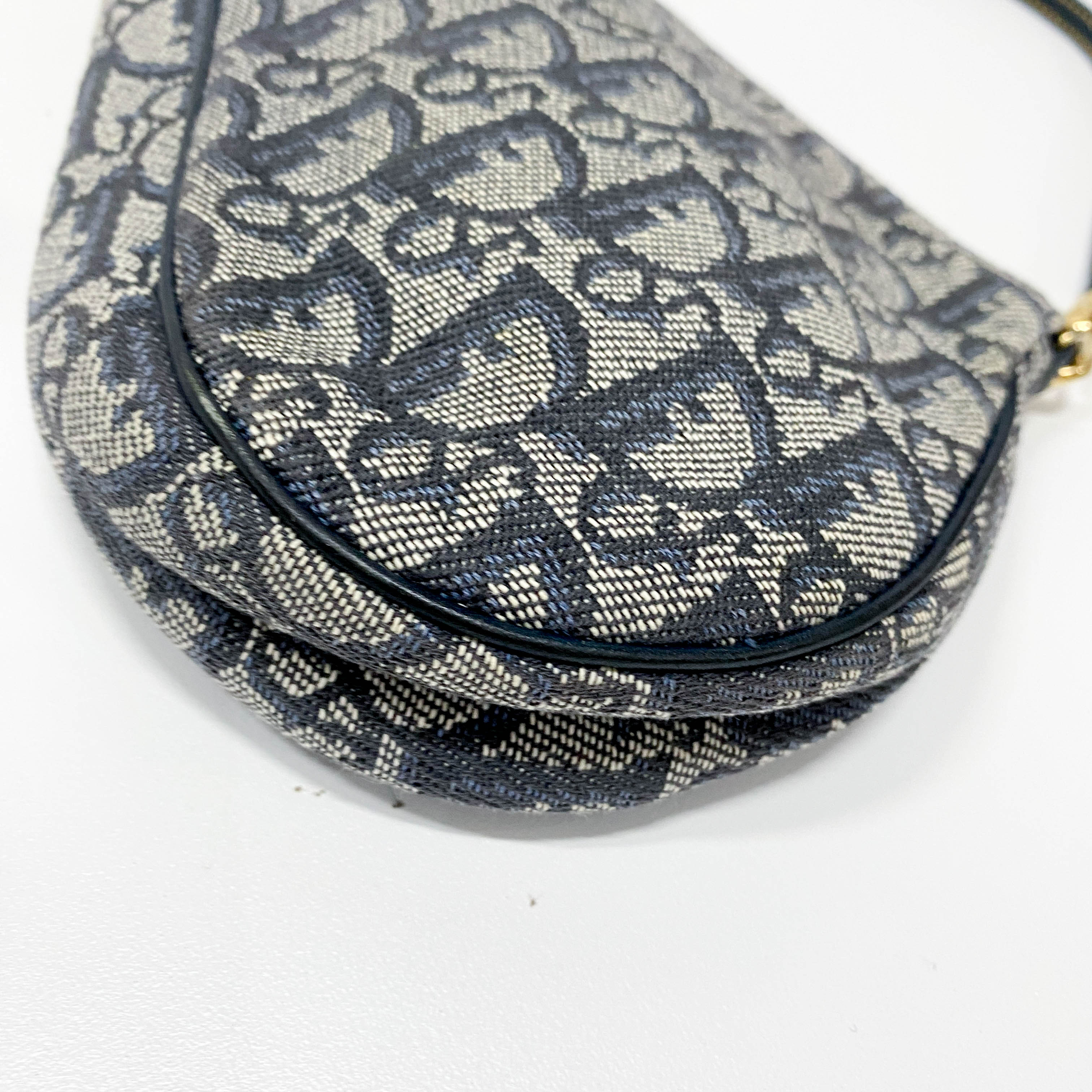 Trotter Saddle Blue Shoulder Bag