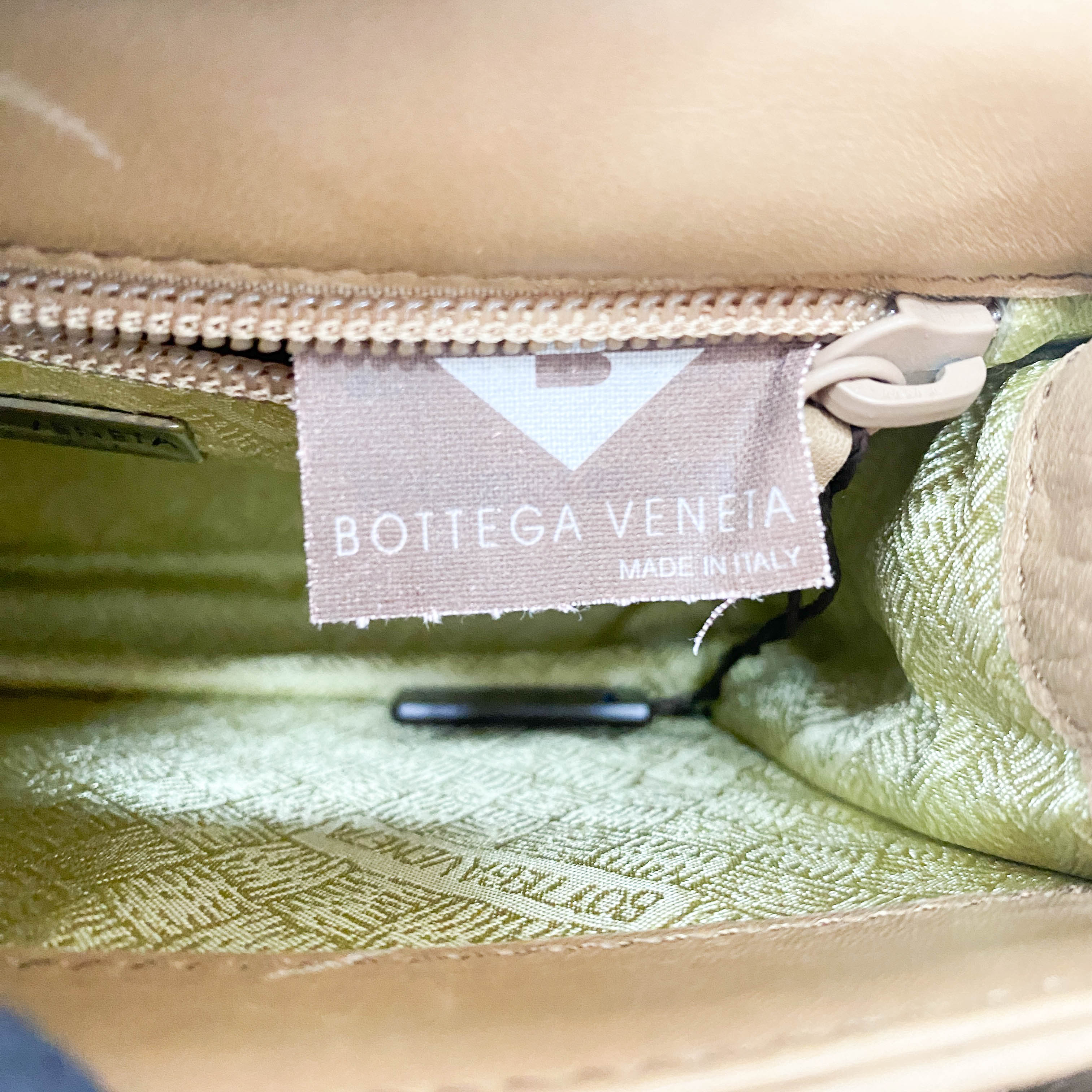 Intrecciato Mini Brown Leather Handbag