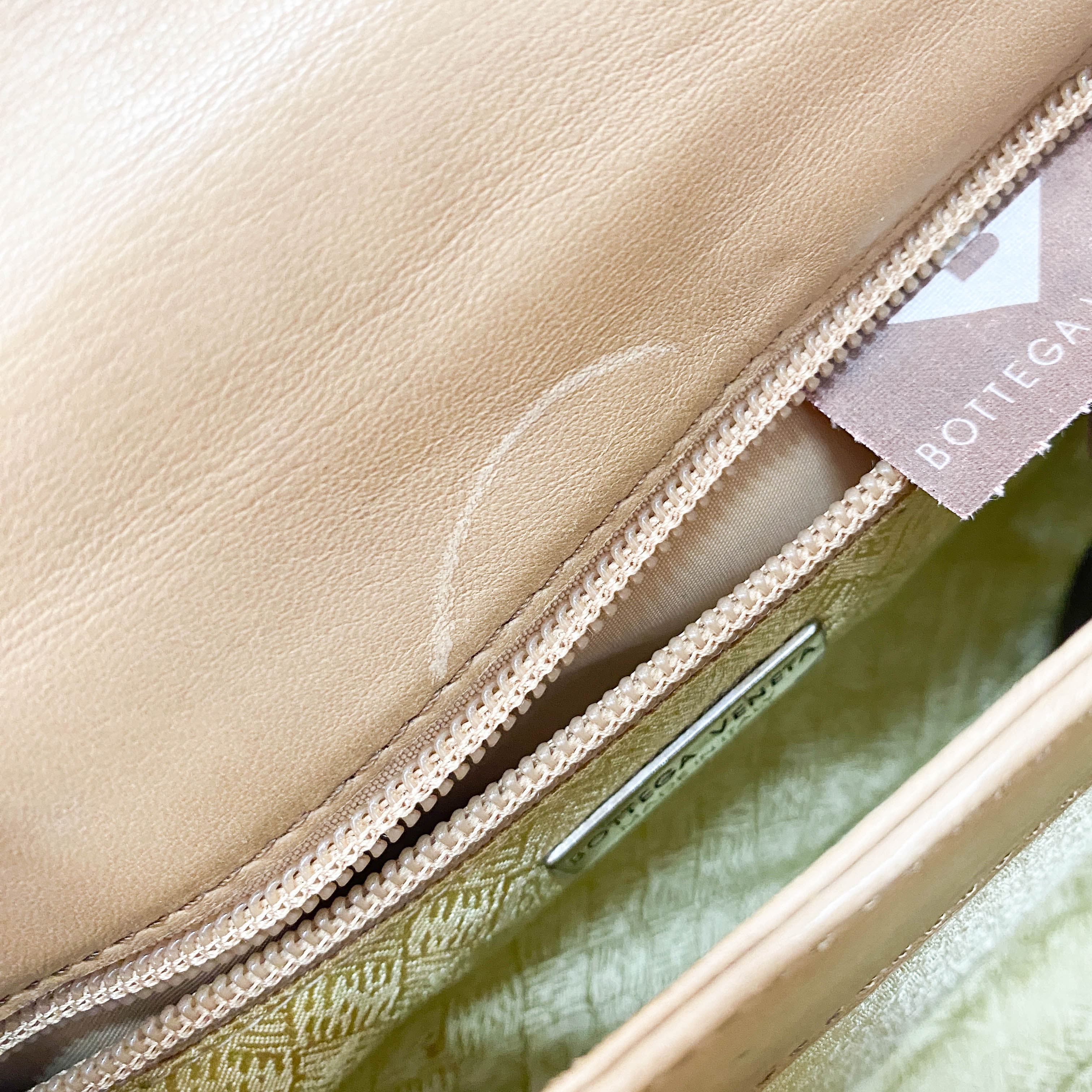 Intrecciato Mini Brown Leather Handbag