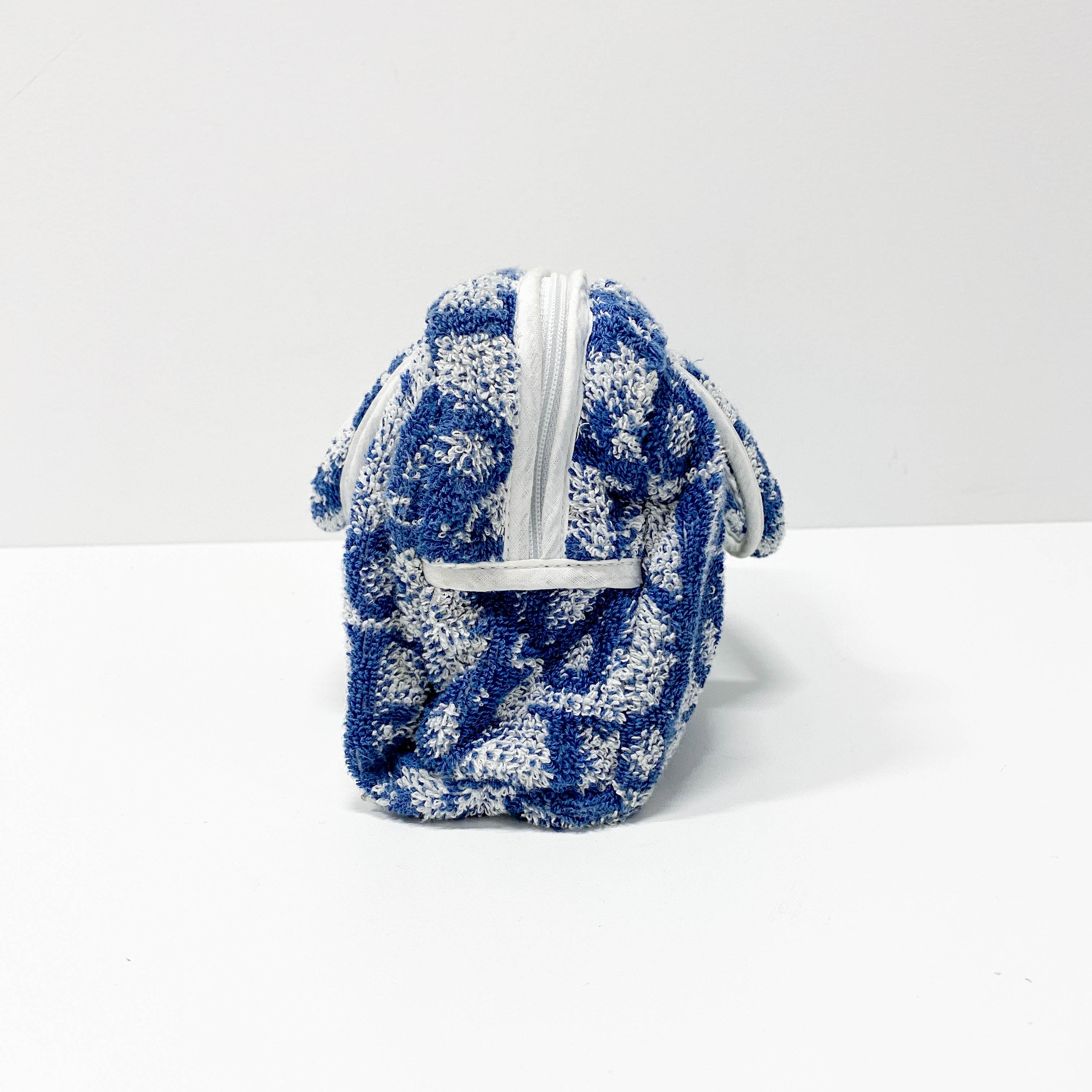 Trotter Mini Blue Monogram Terrycloth Handbag