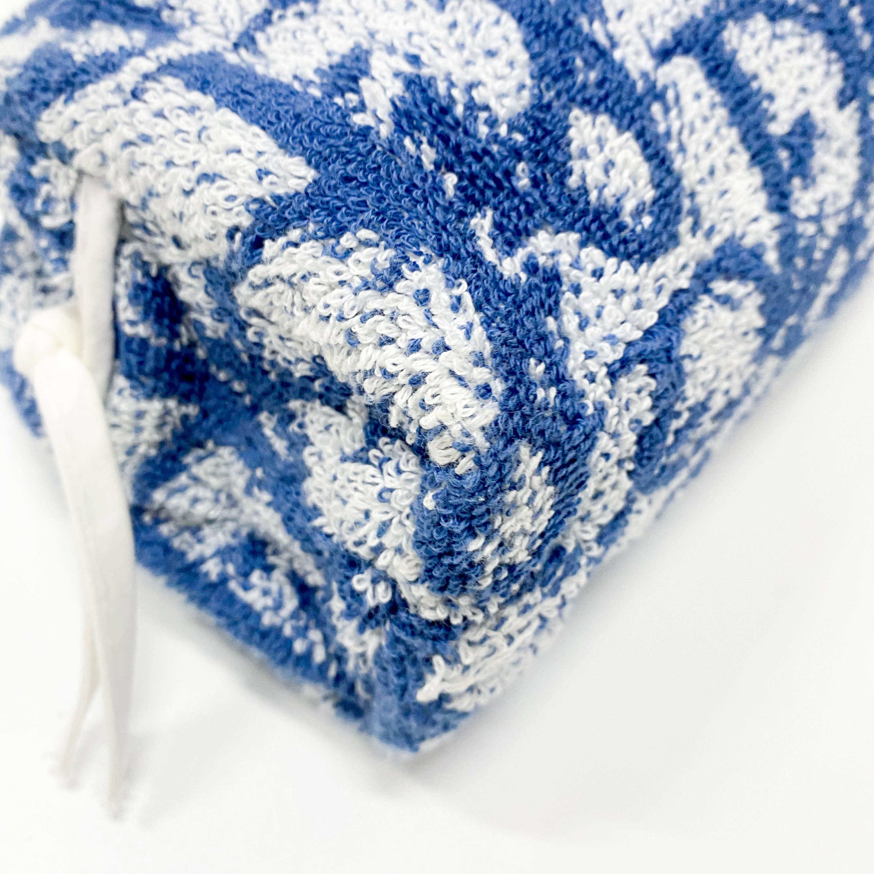 Trotter Mini Blue Monogram Terrycloth Handbag