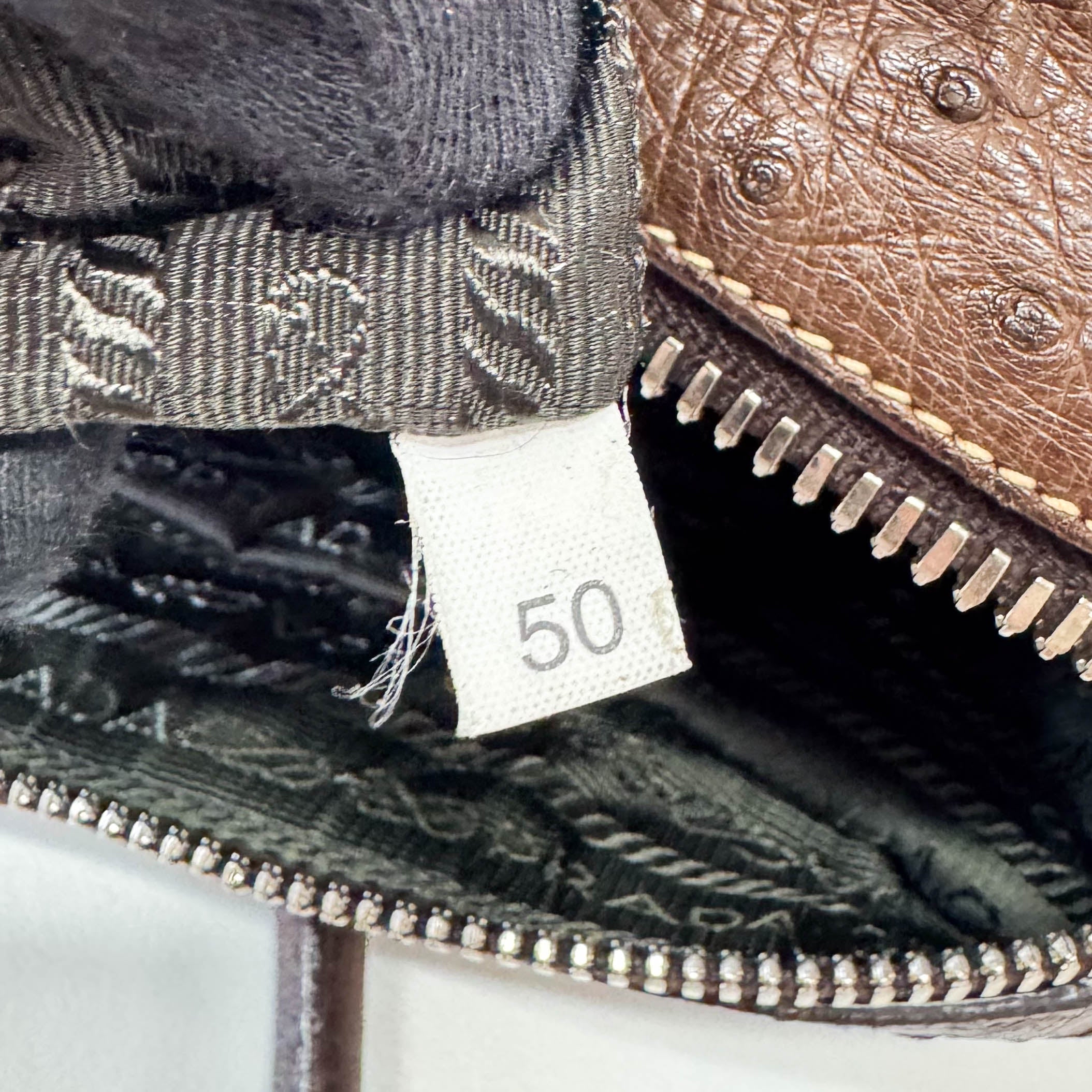 Brown Leather Top Handle Bag