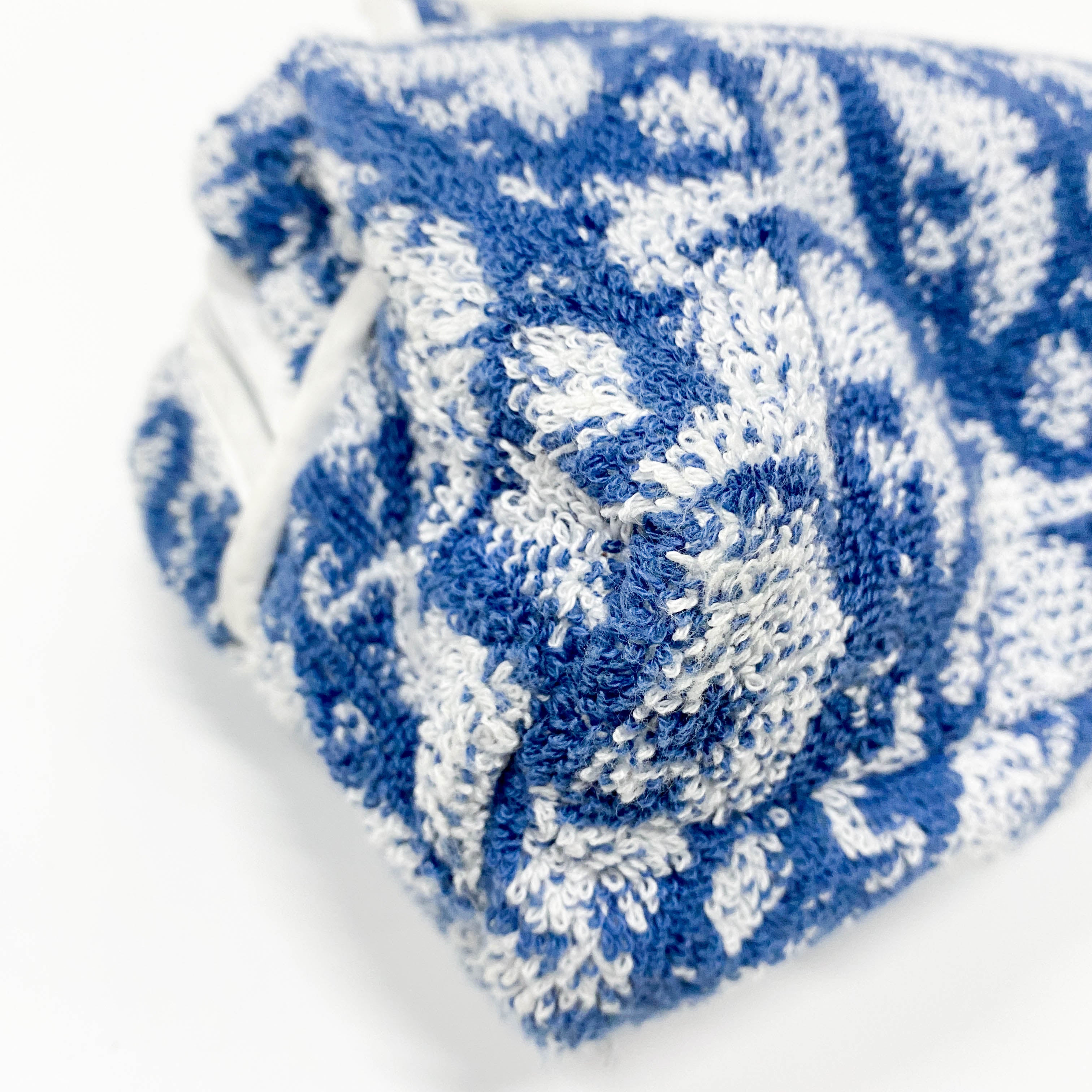 Trotter Mini Blue Monogram Terrycloth Handbag