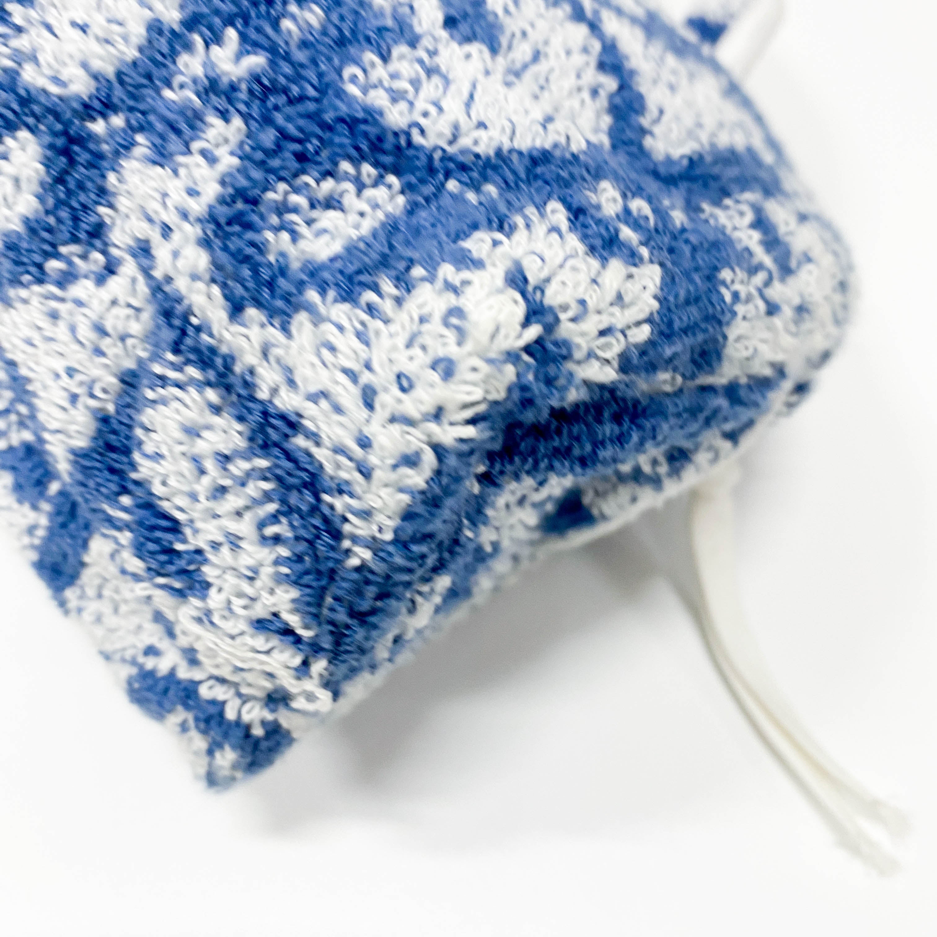 Trotter Mini Blue Monogram Terrycloth Handbag