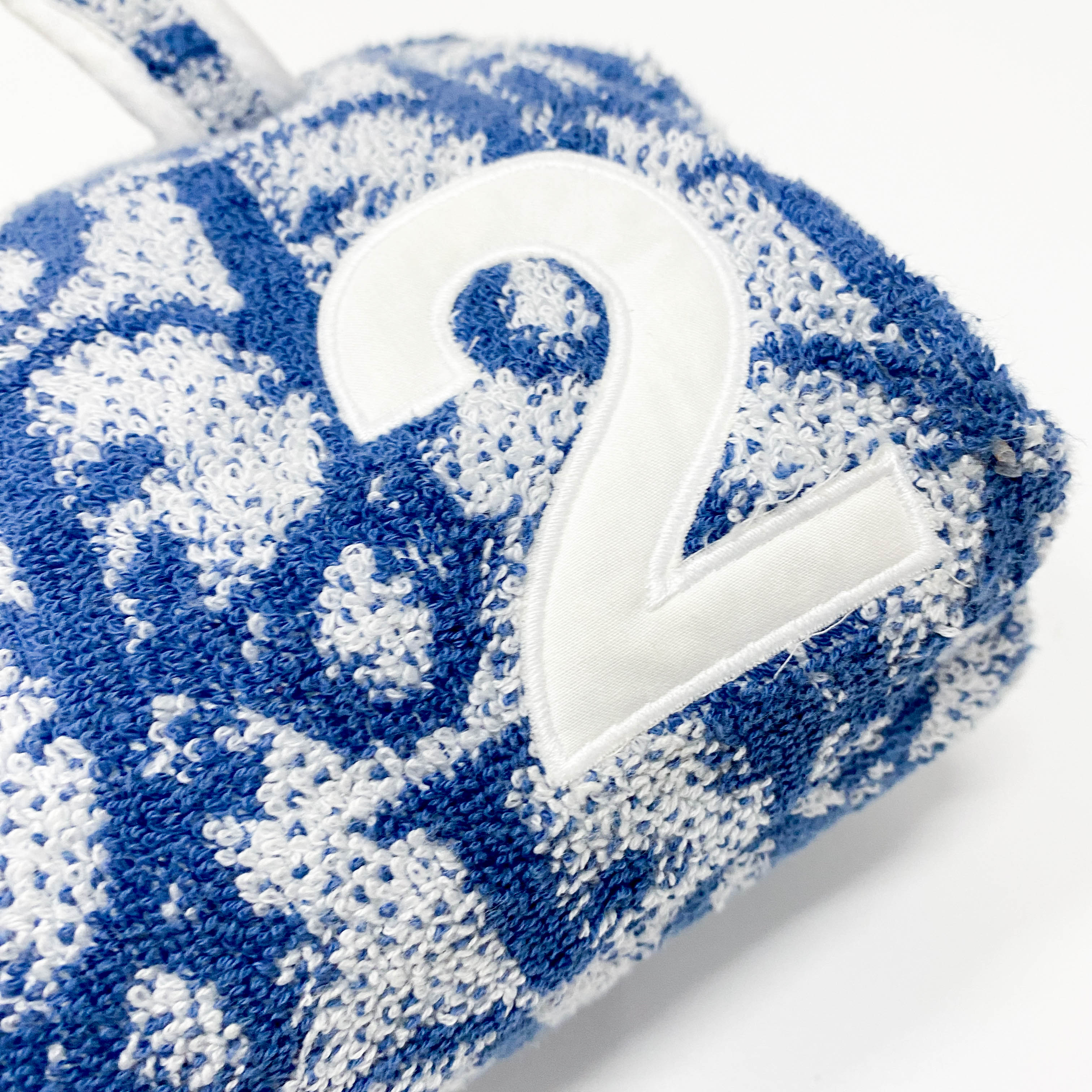 Trotter Mini Blue Monogram Terrycloth Handbag