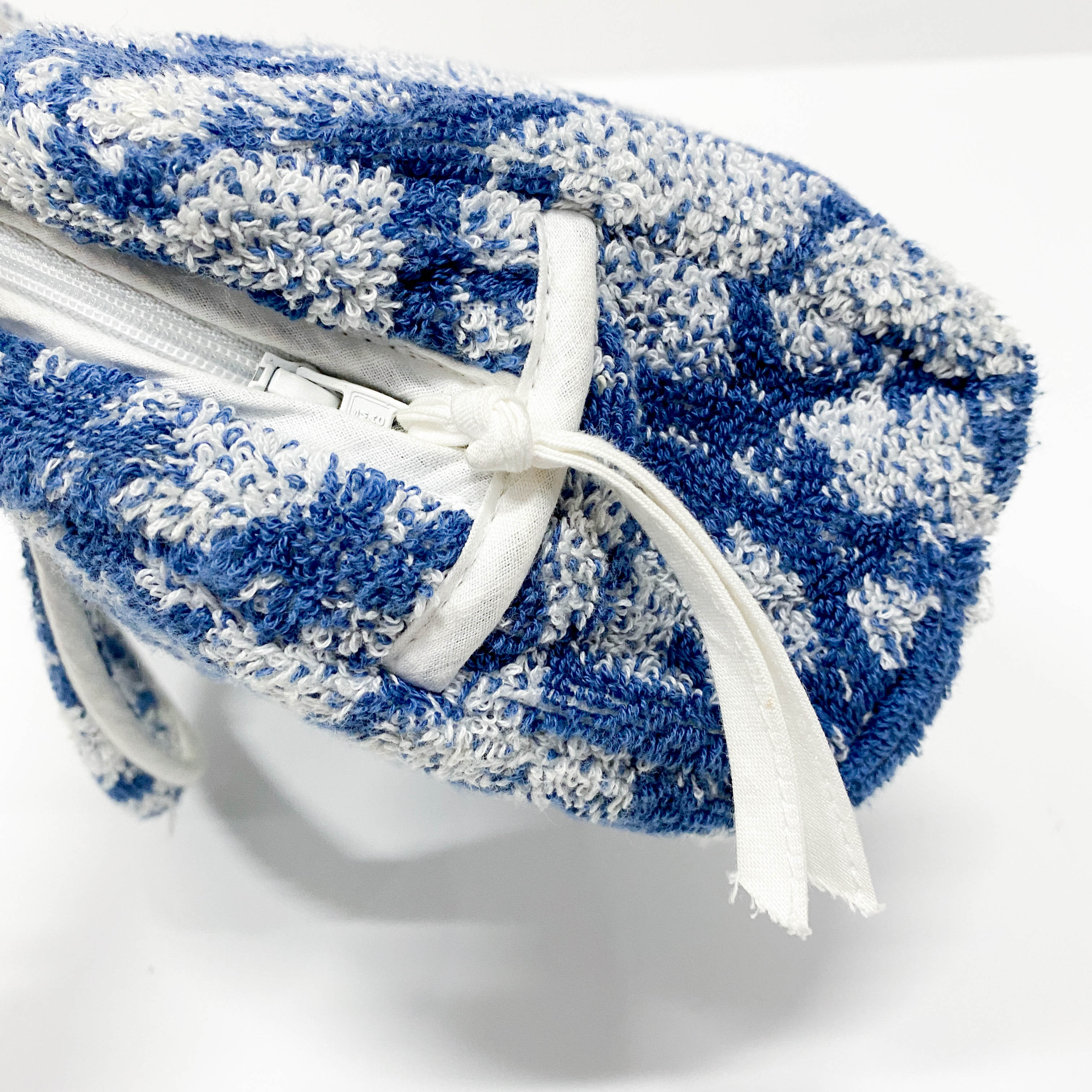 Trotter Mini Blue Monogram Terrycloth Handbag