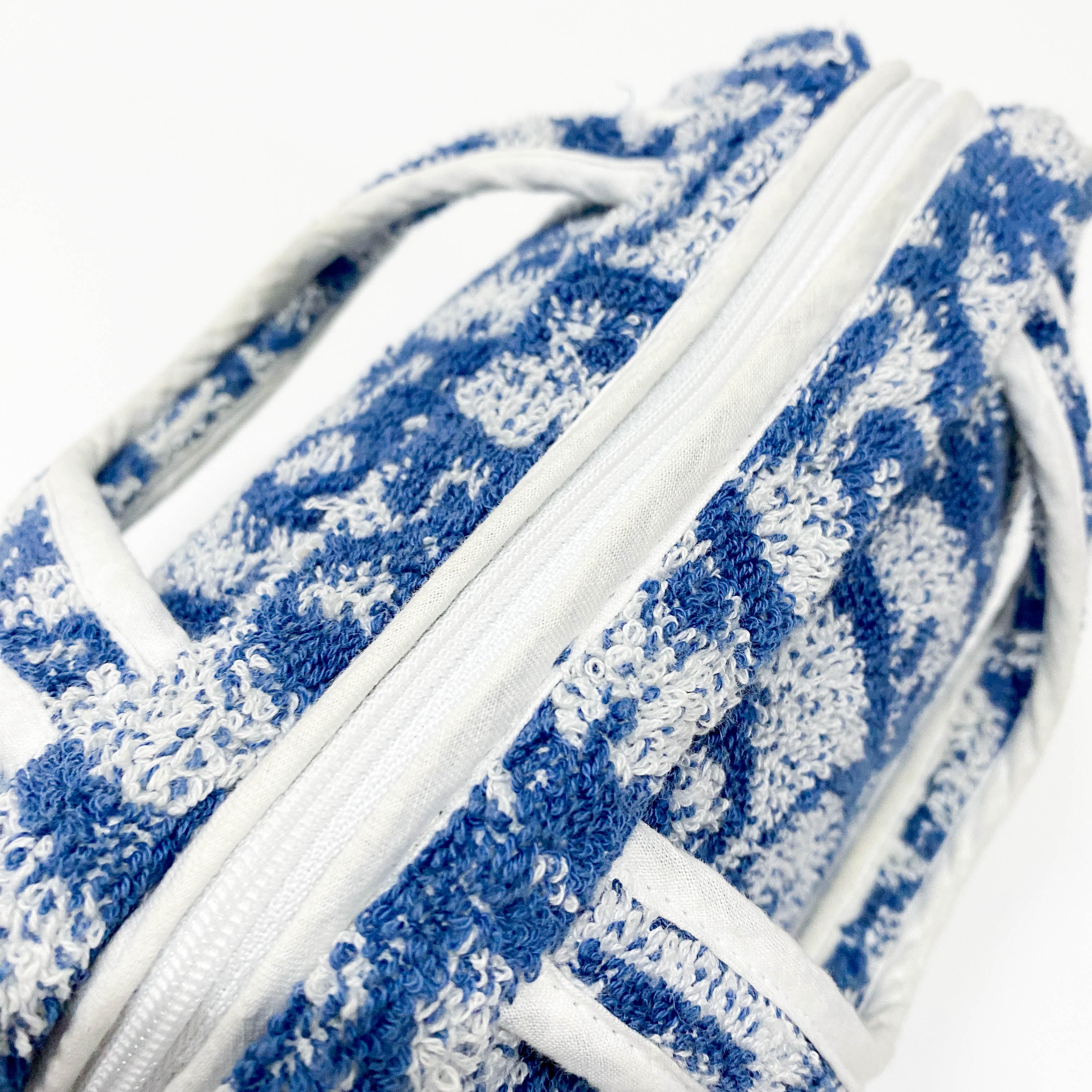 Trotter Mini Blue Monogram Terrycloth Handbag