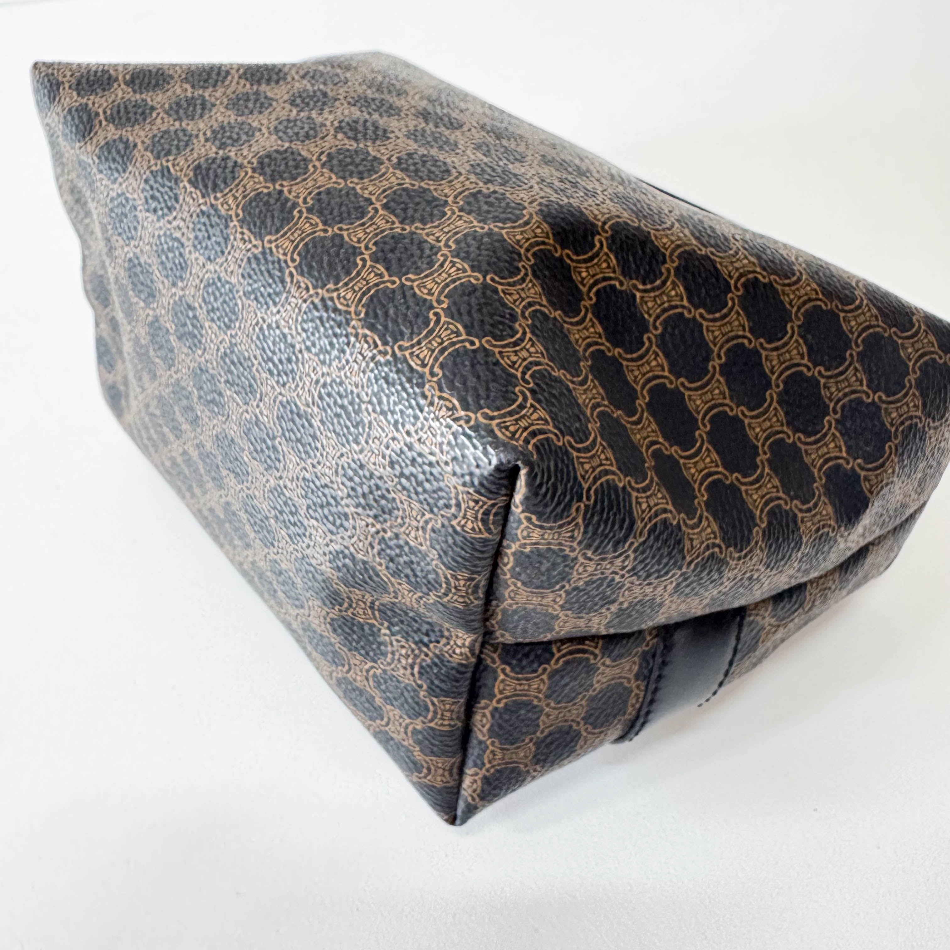 Macadam Triomphe Black Leather Handbag