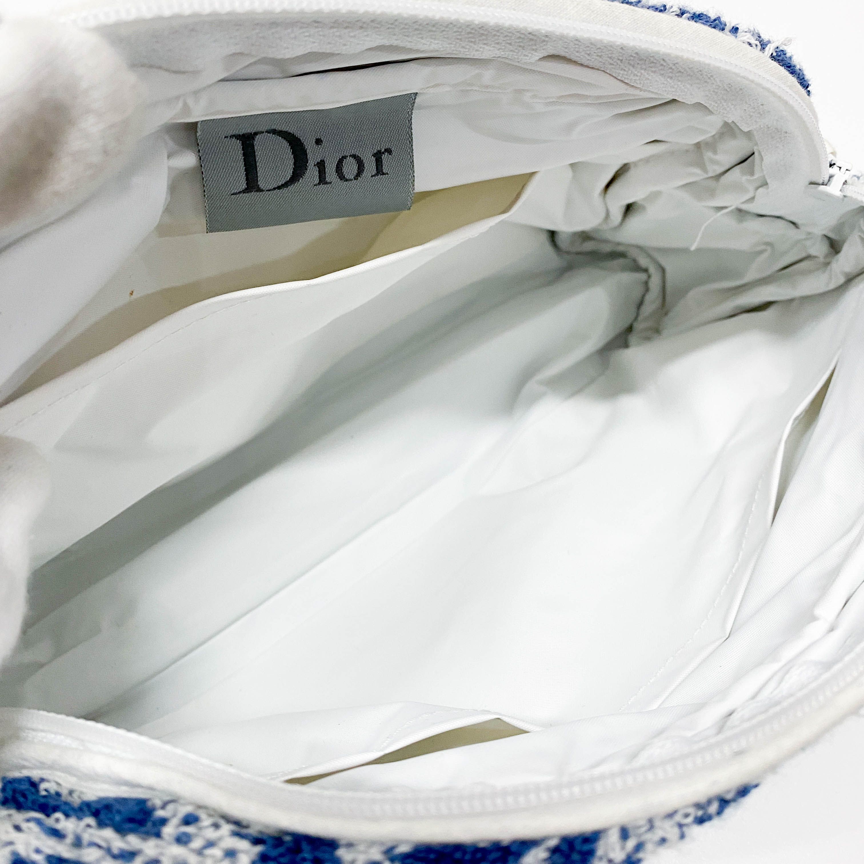 Trotter Mini Blue Monogram Terrycloth Handbag