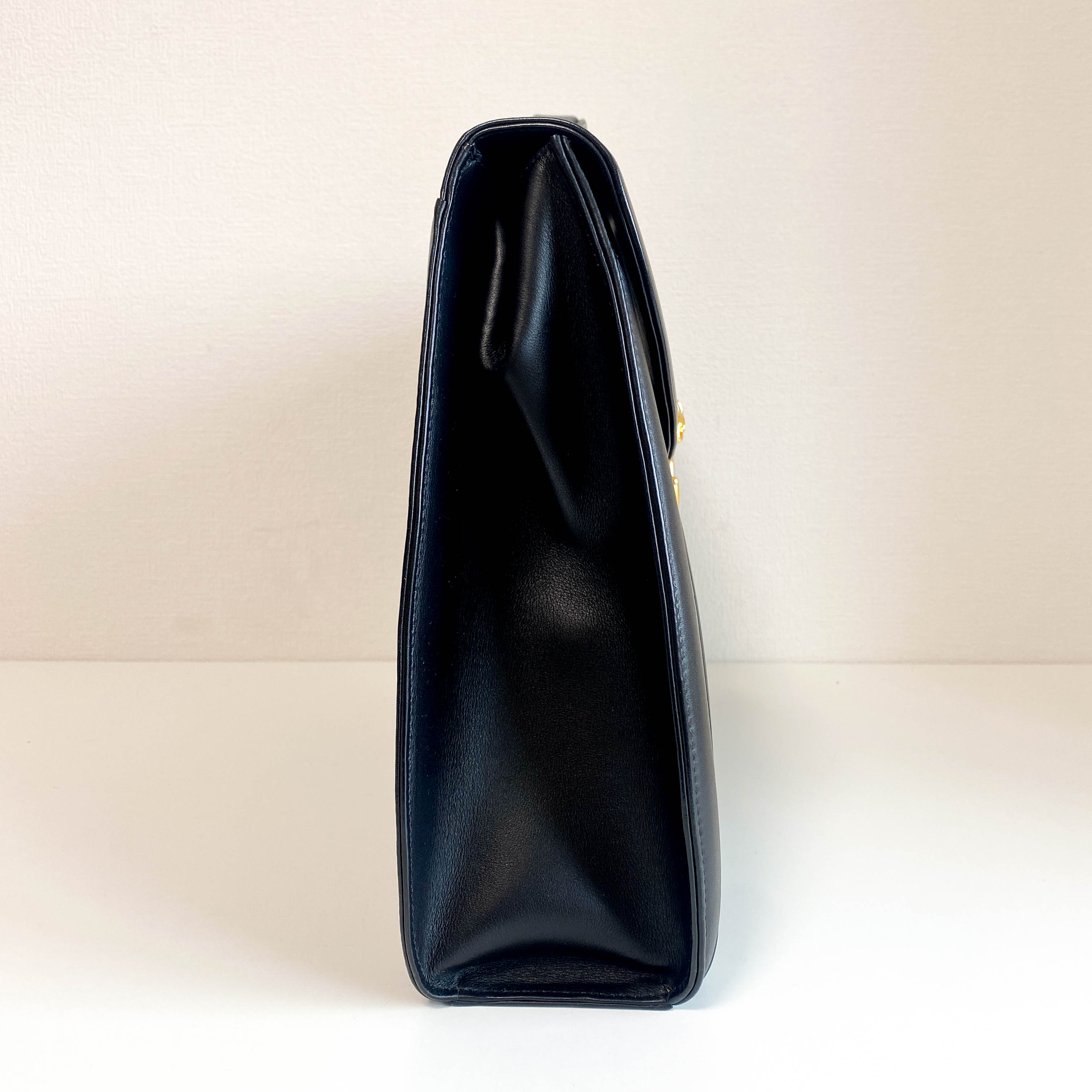 Panthère Black Leather Briefcase