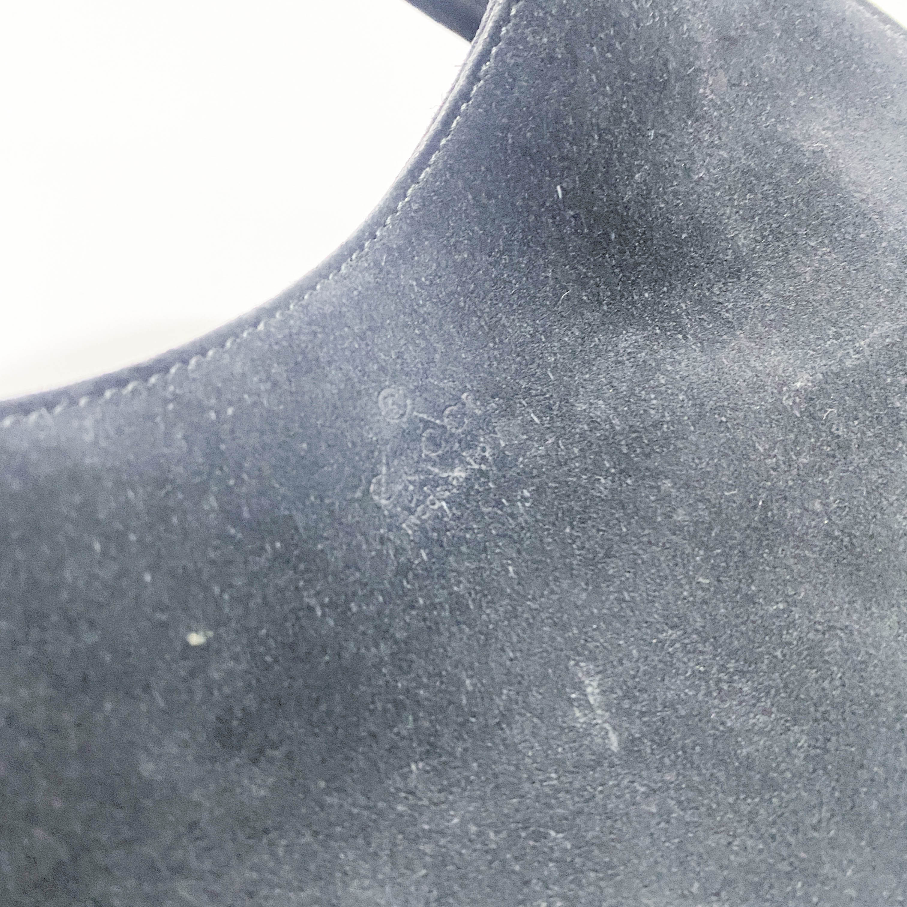 Black Suede Shoulder Bag