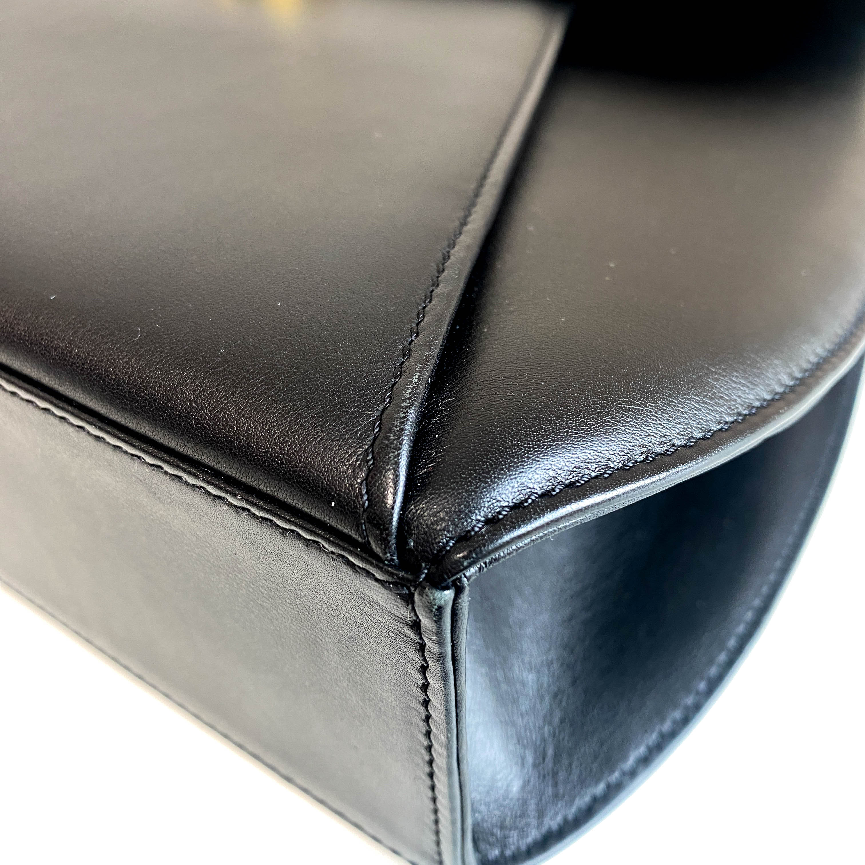 Panthère Black Leather Briefcase