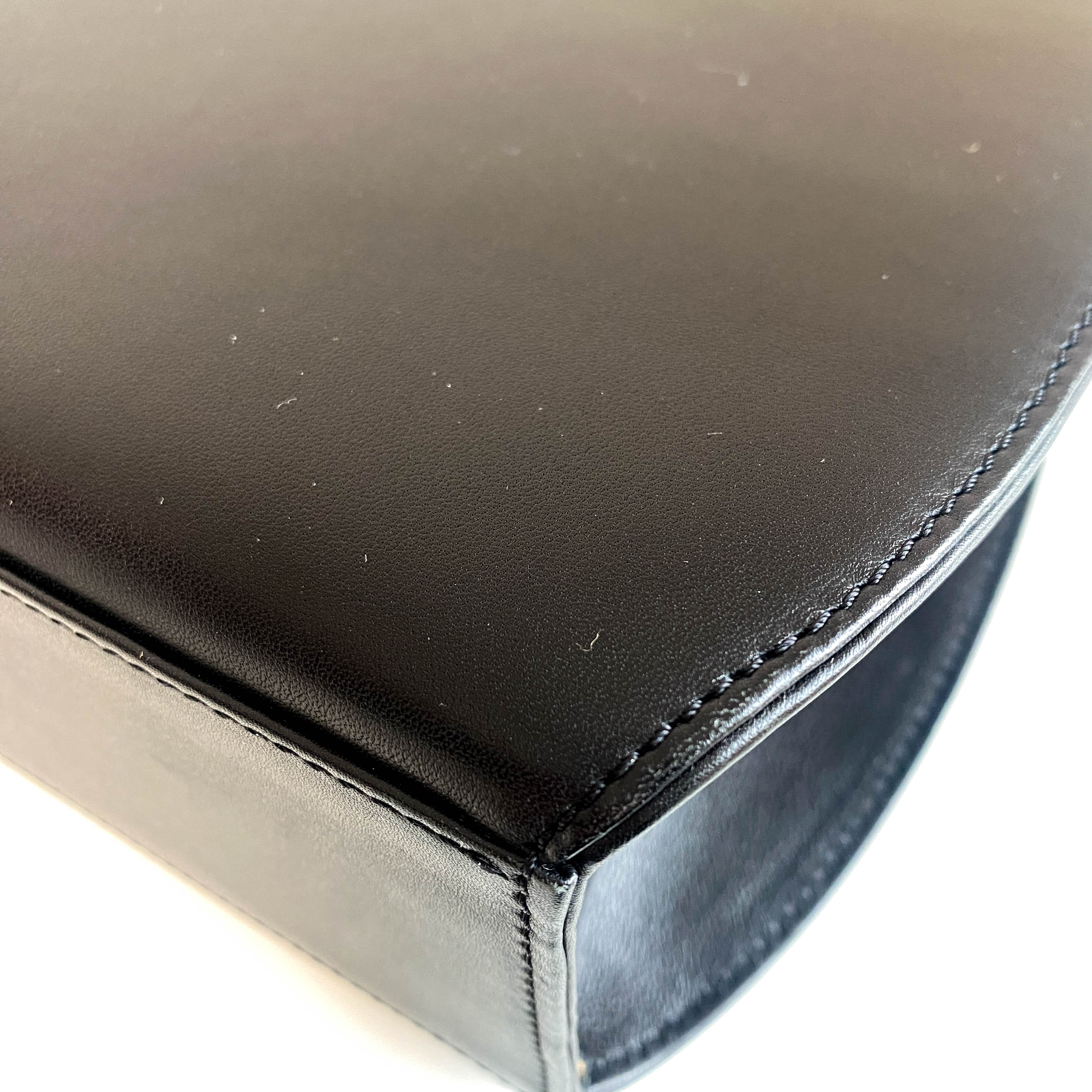 Panthère Black Leather Briefcase