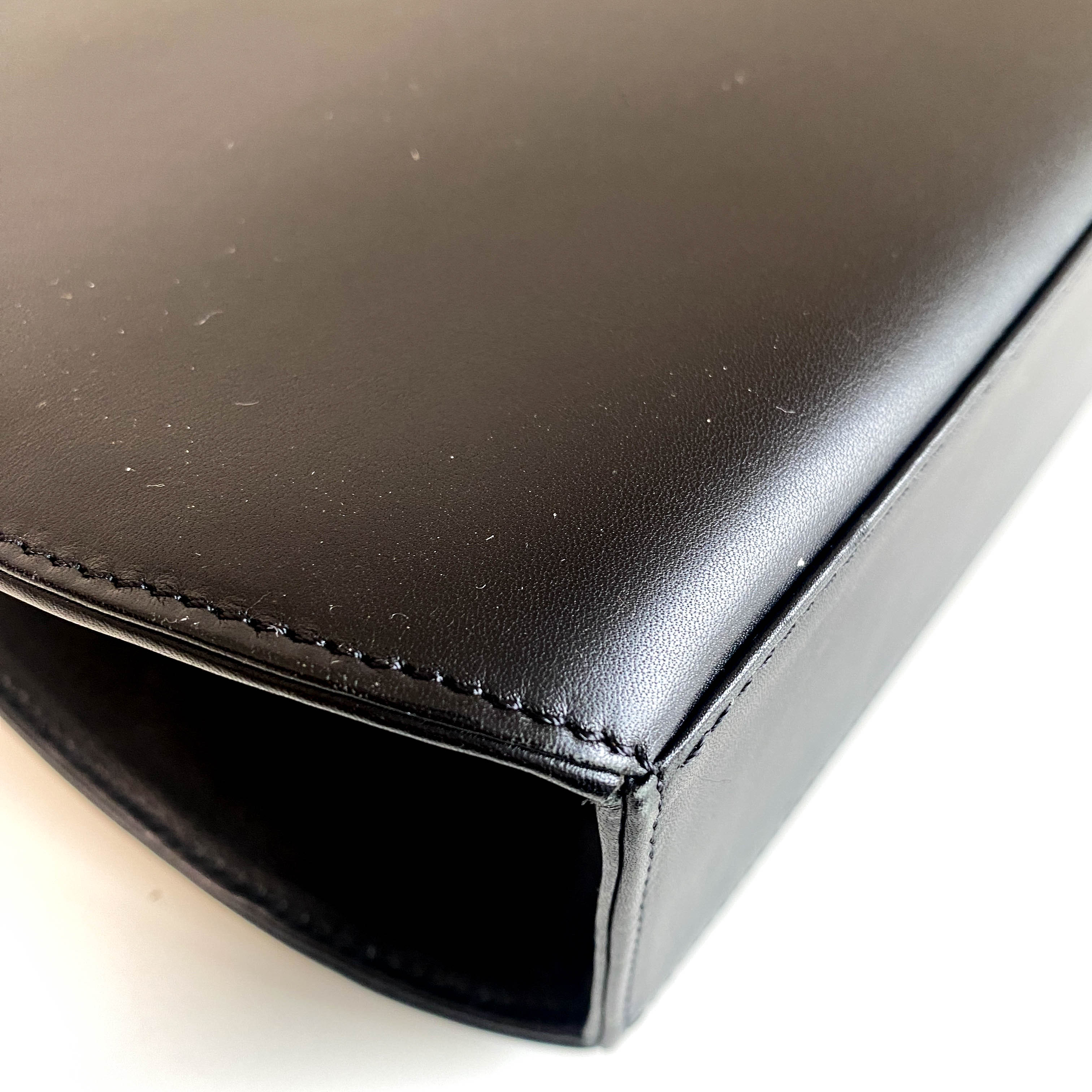 Panthère Black Leather Briefcase