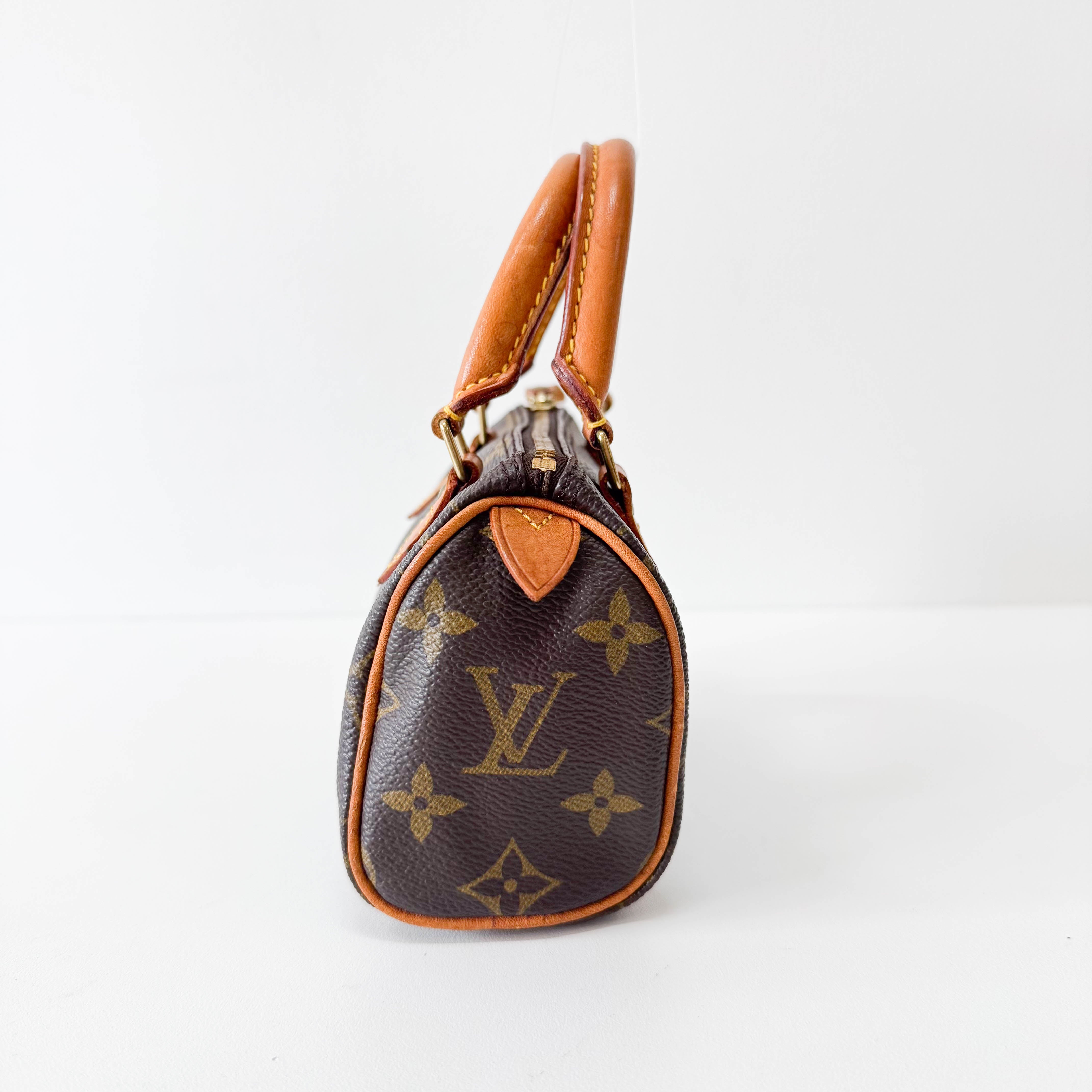 Monogram Speedy Mini Leather Bag