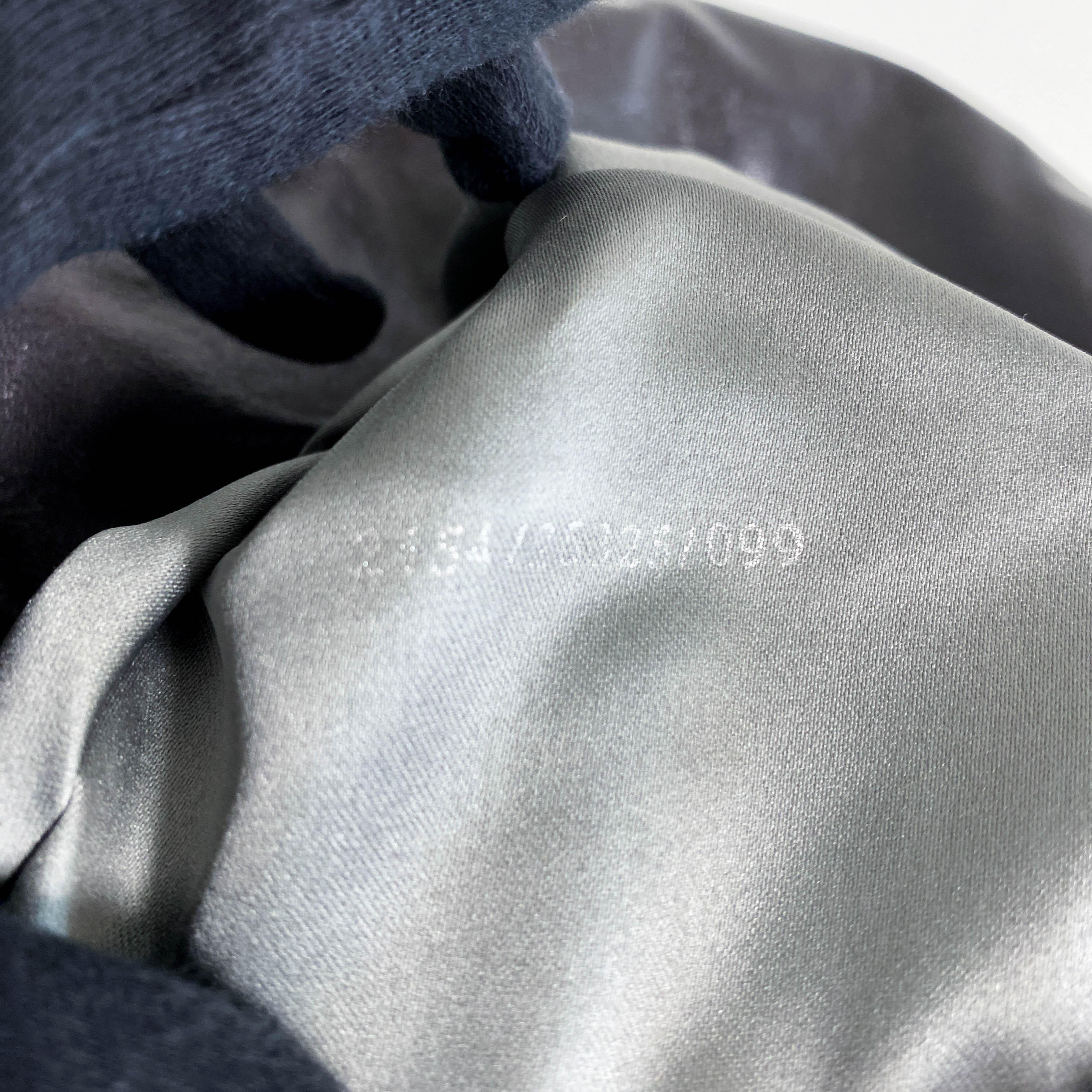 Mamma Baguette Metalic Blue Beaded Shoulder Bag