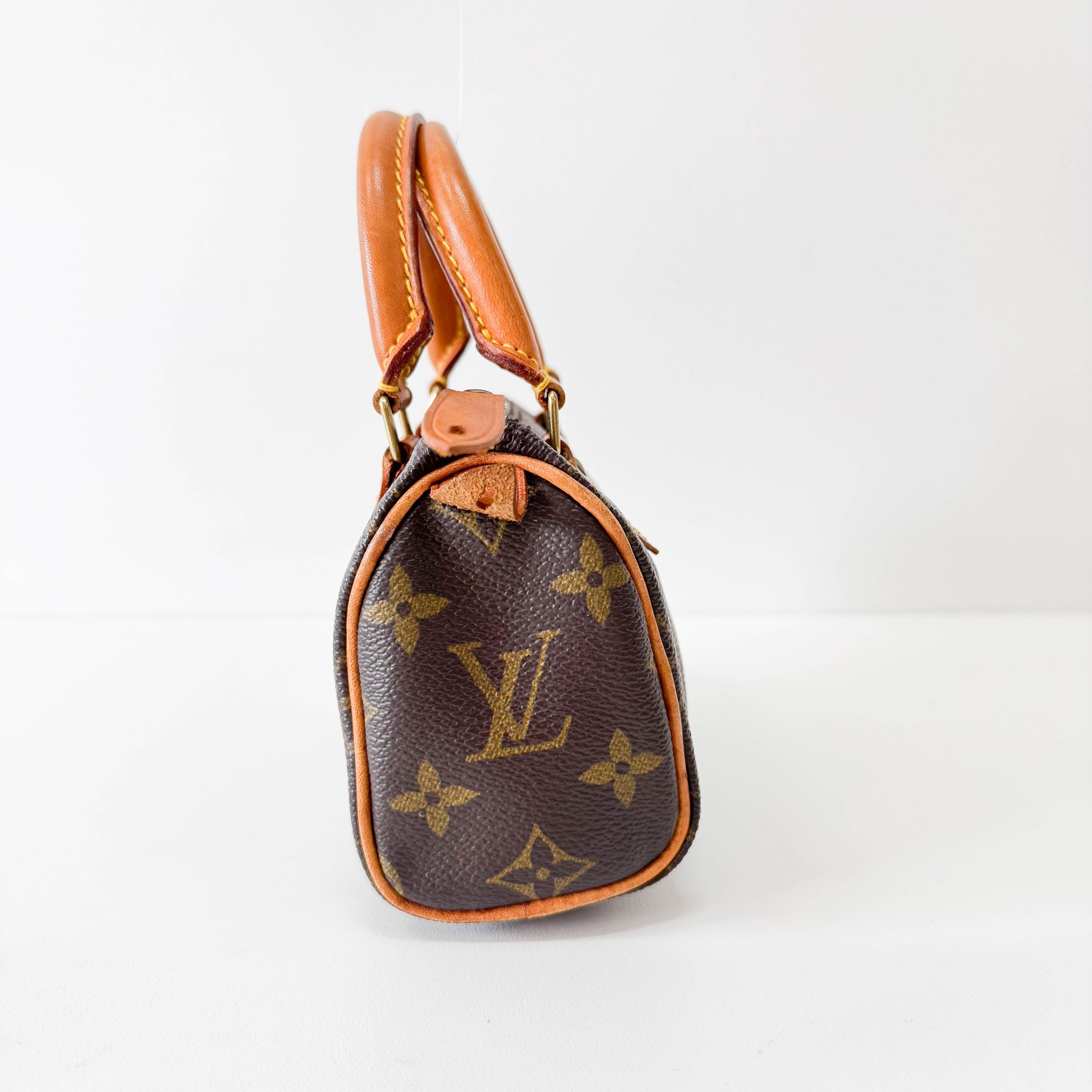 Monogram Speedy Mini Leather Bag