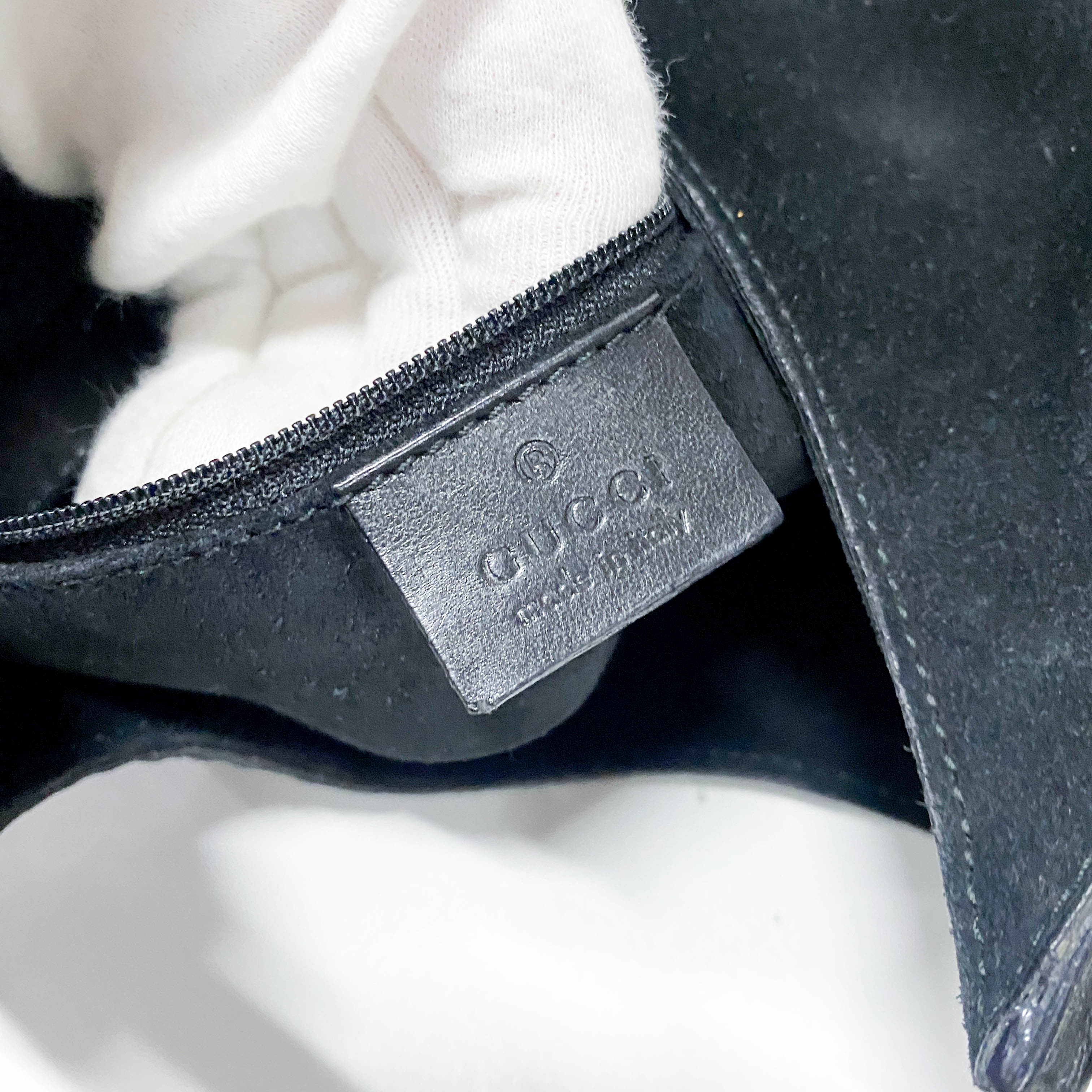 Black Suede Shoulder Bag