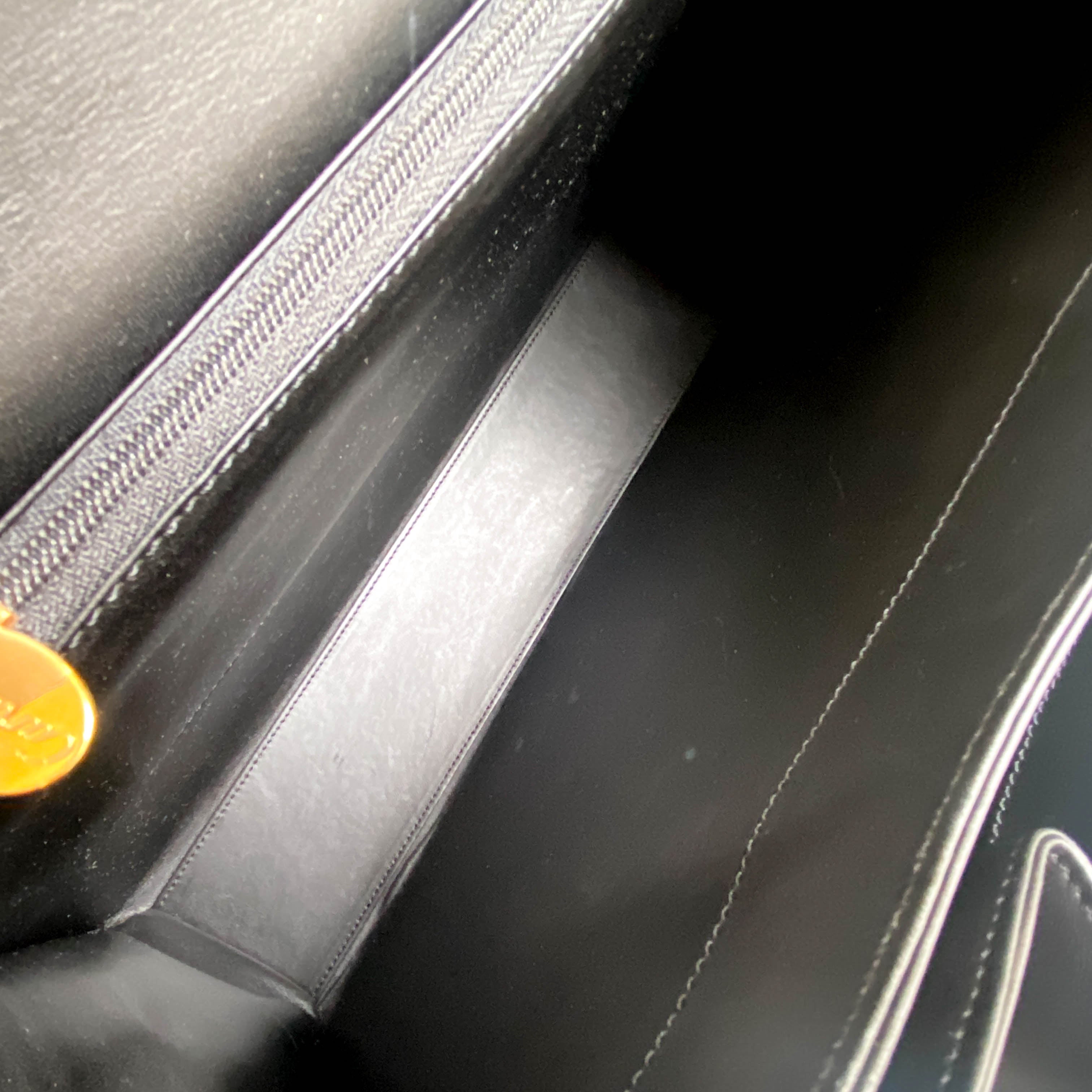 Panthère Black Leather Briefcase