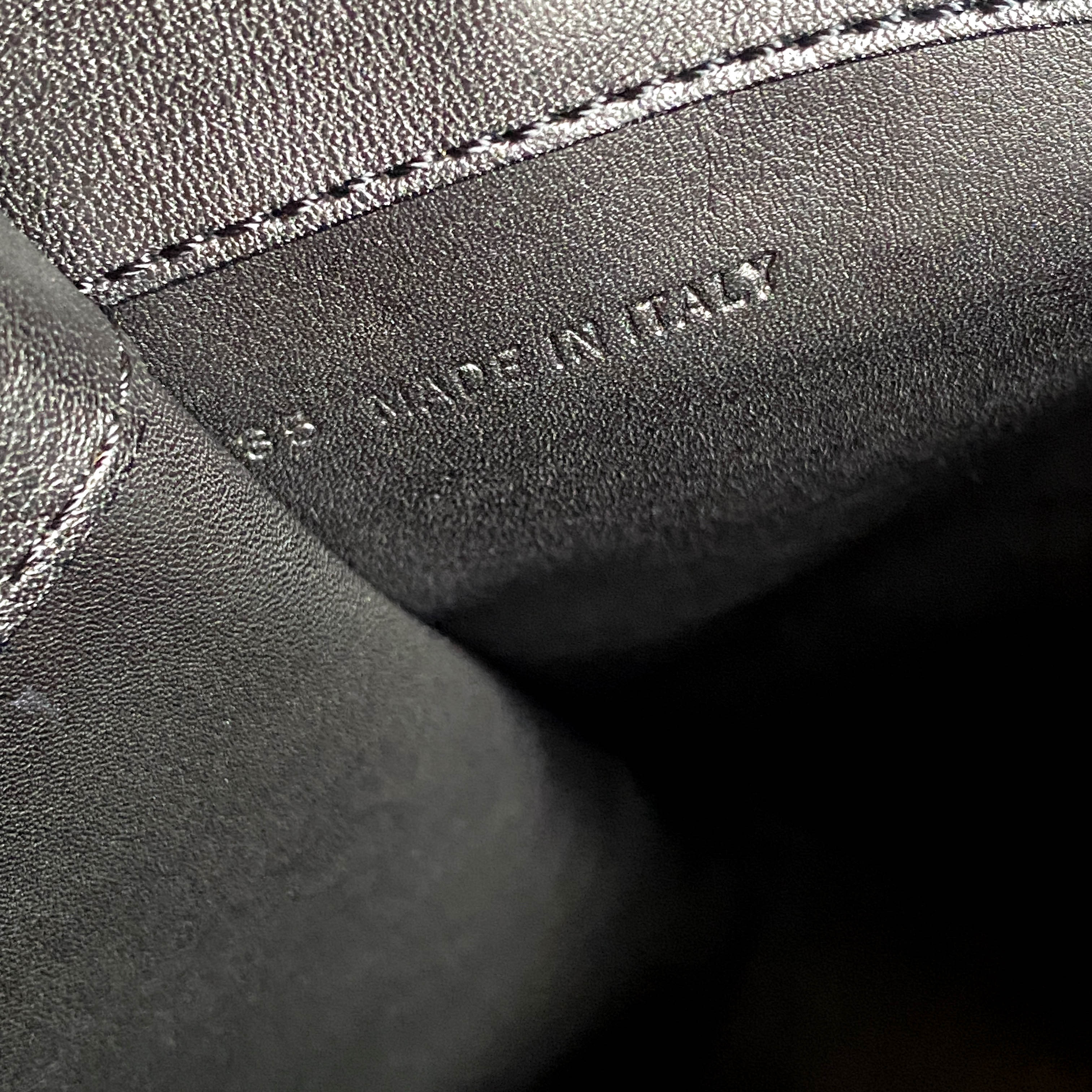 Panthère Black Leather Briefcase