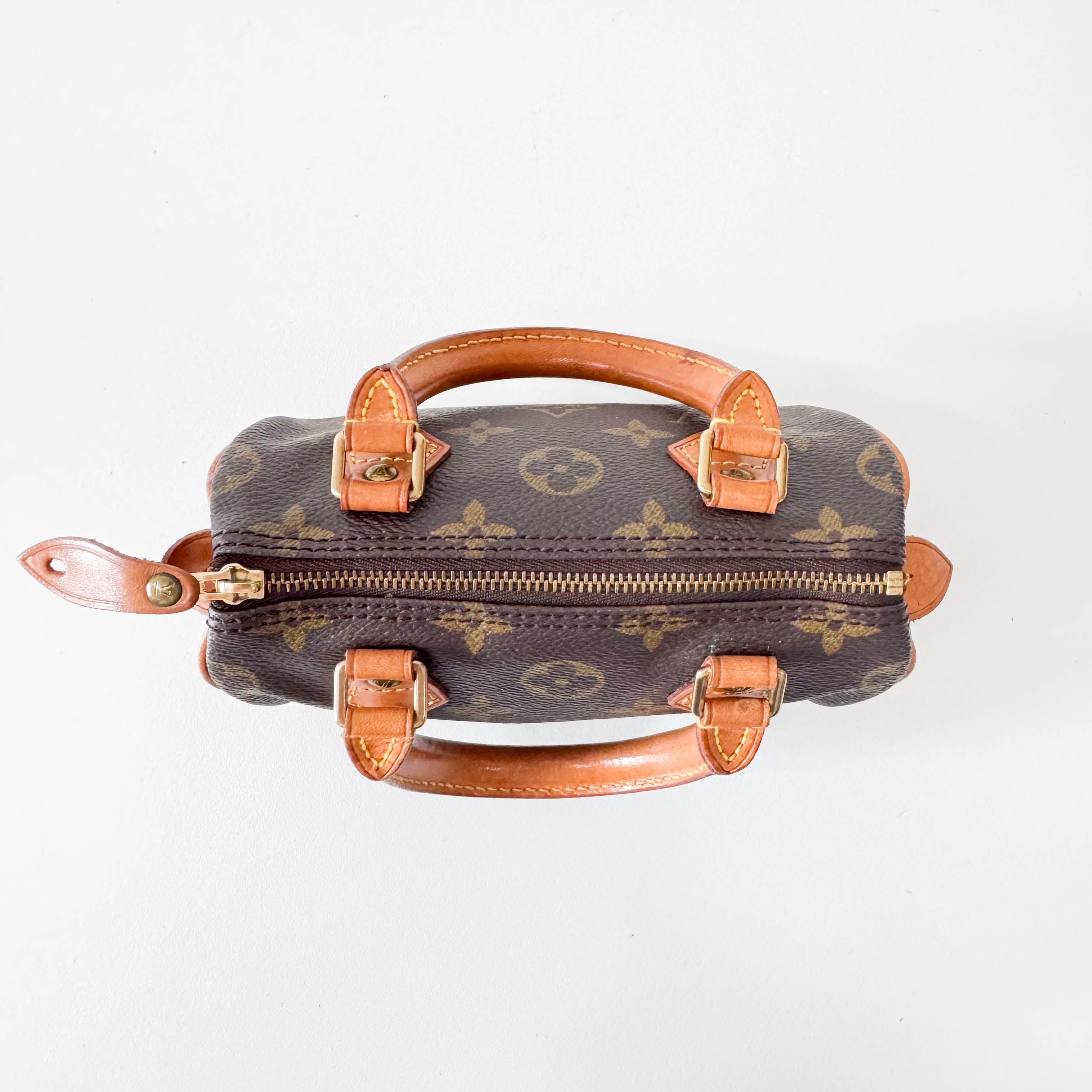 Monogram Speedy Mini Leather Bag