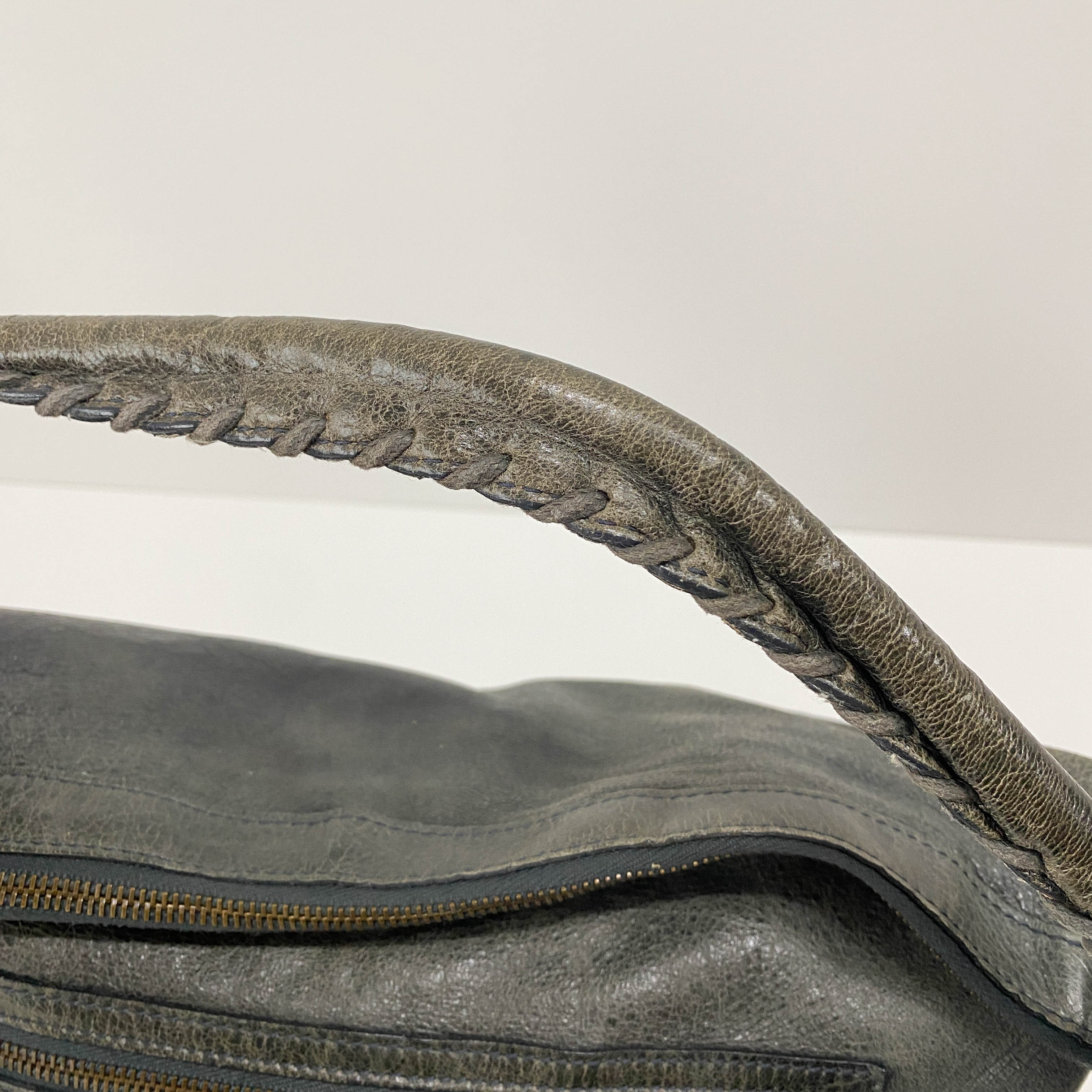 The Day Grey Leather Tote Shoulder Bag