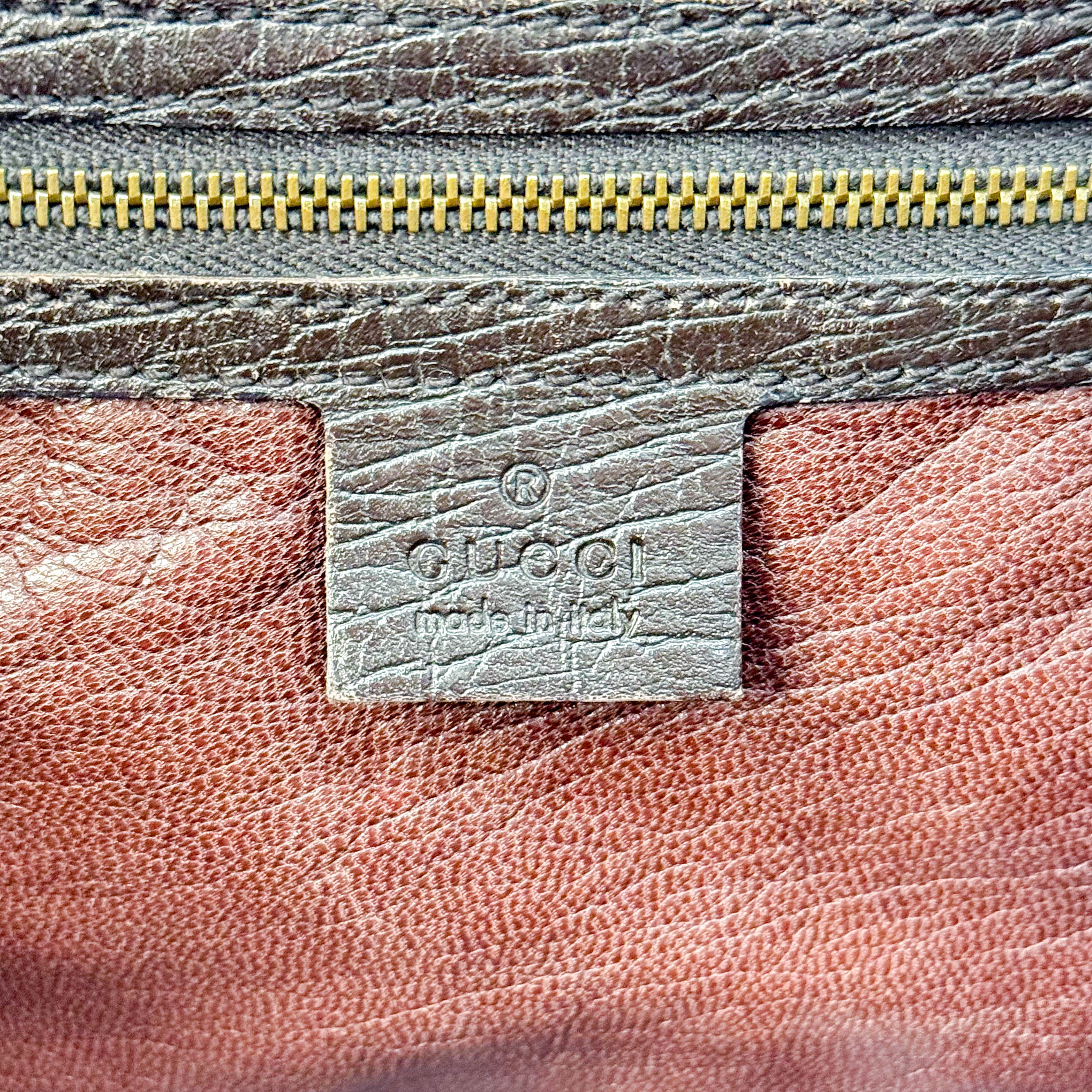 Bamboo Bullet Dark Brown Pony Hair Bag