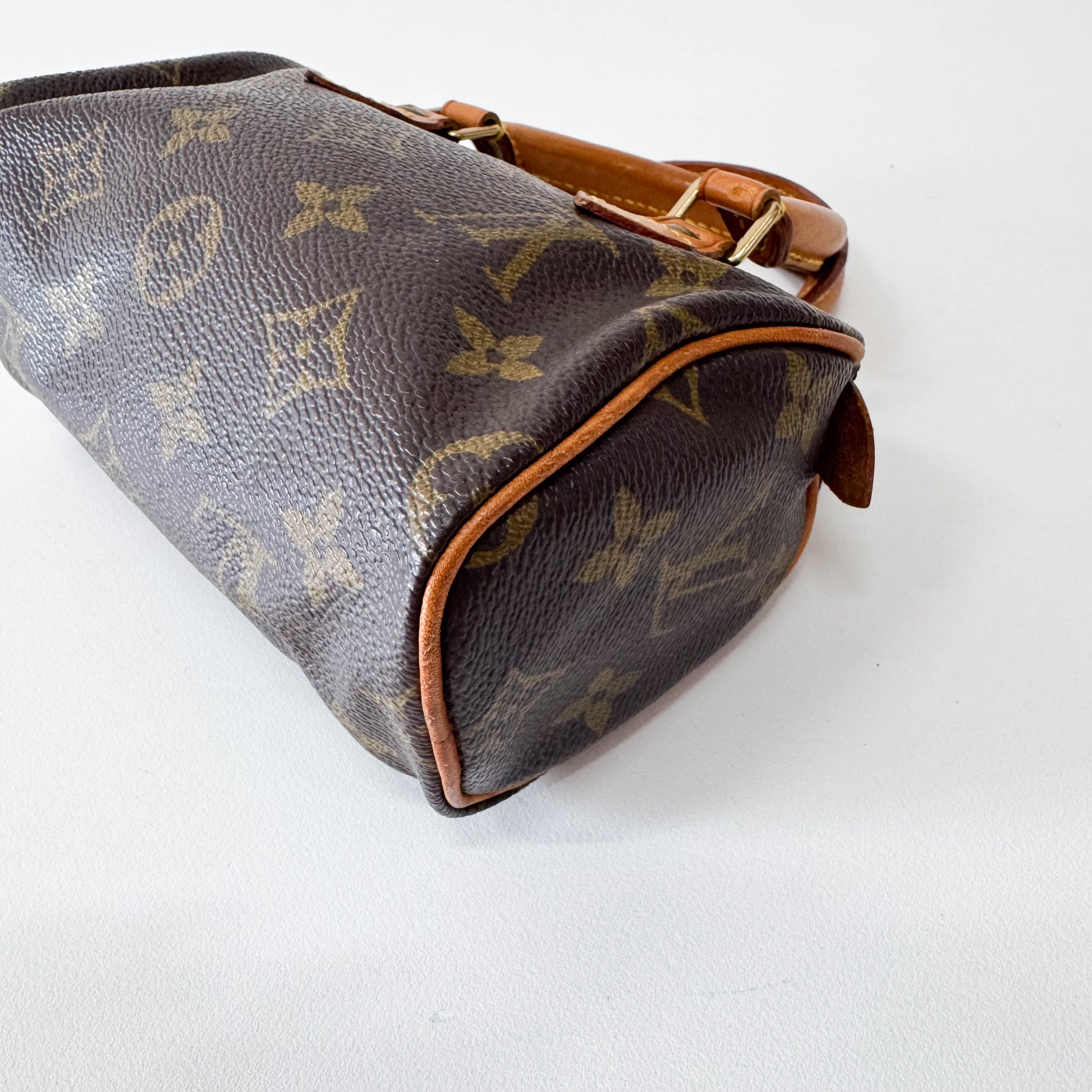 Monogram Speedy Mini Leather Bag