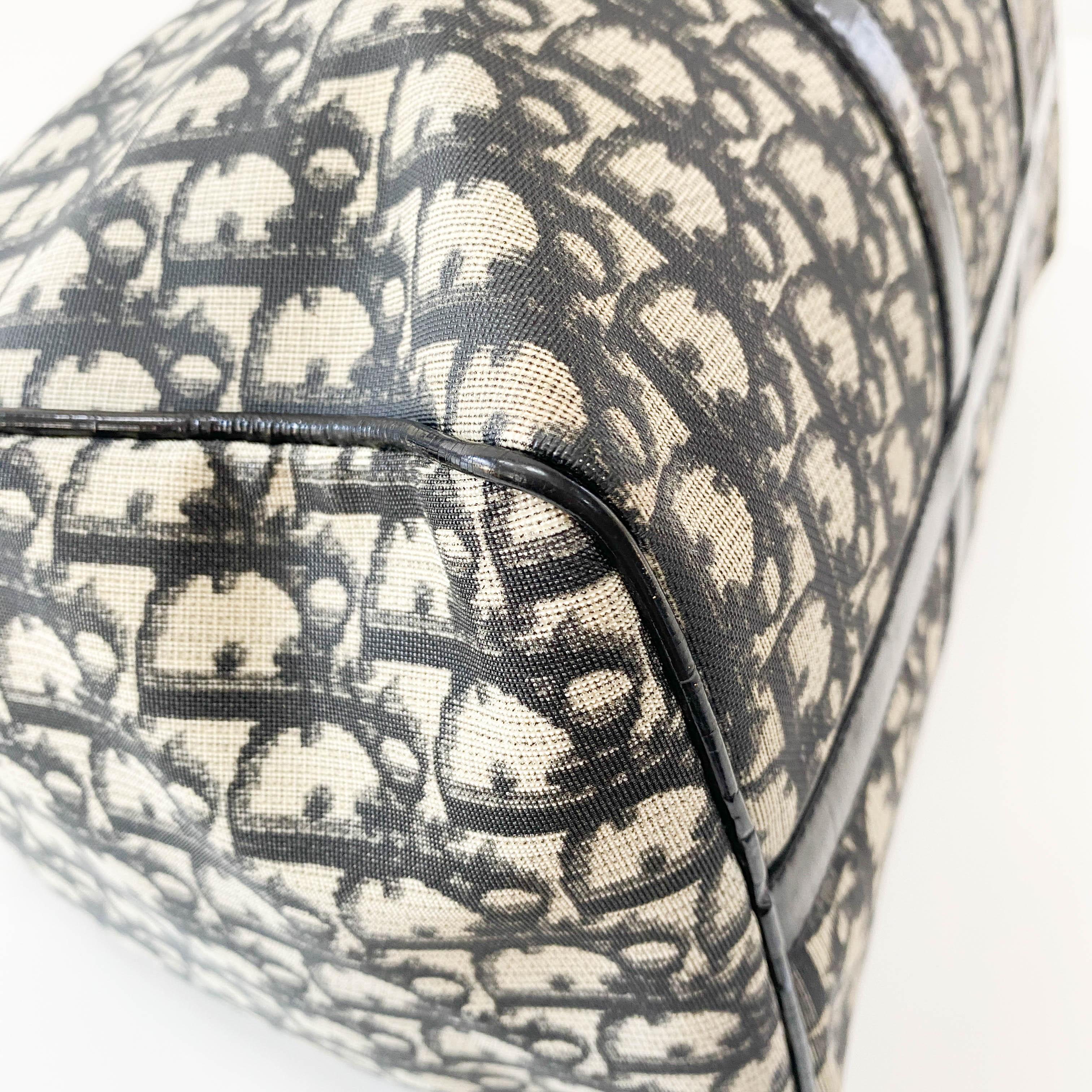 Navy Trotter Mini Boston Bowling Bag