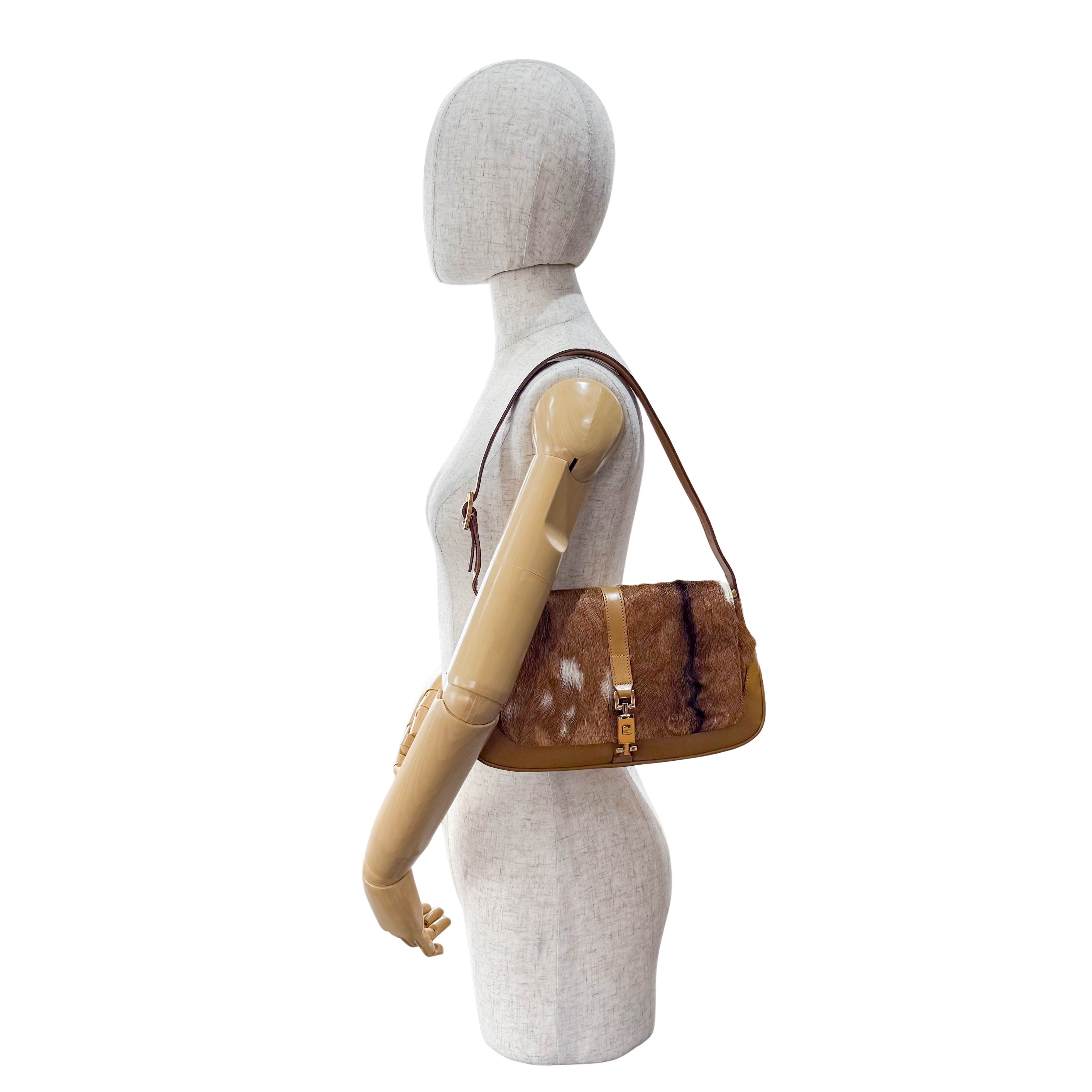 Jackie Brown Pony Hair Shoulder Bag
