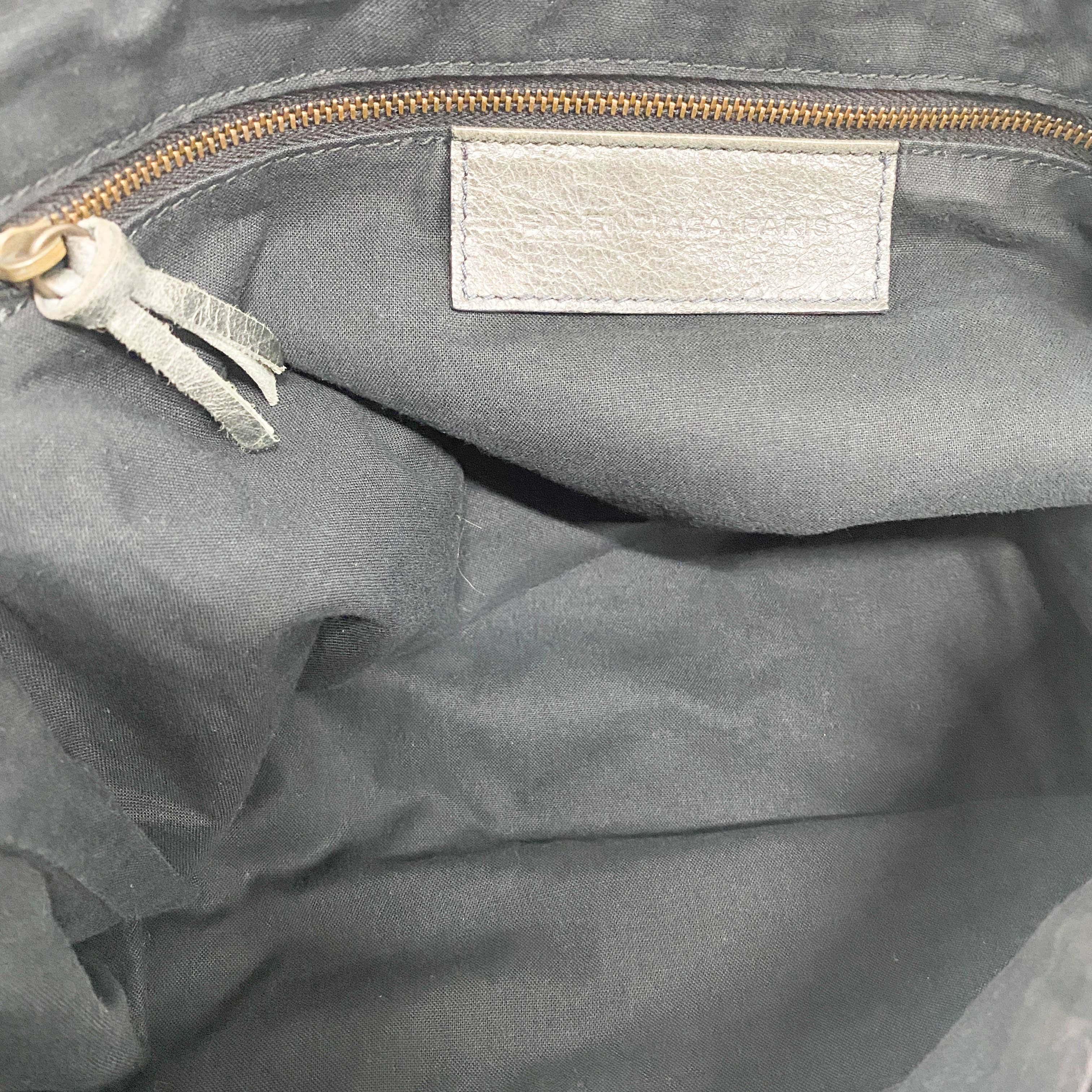 The Day Grey Leather Tote Shoulder Bag
