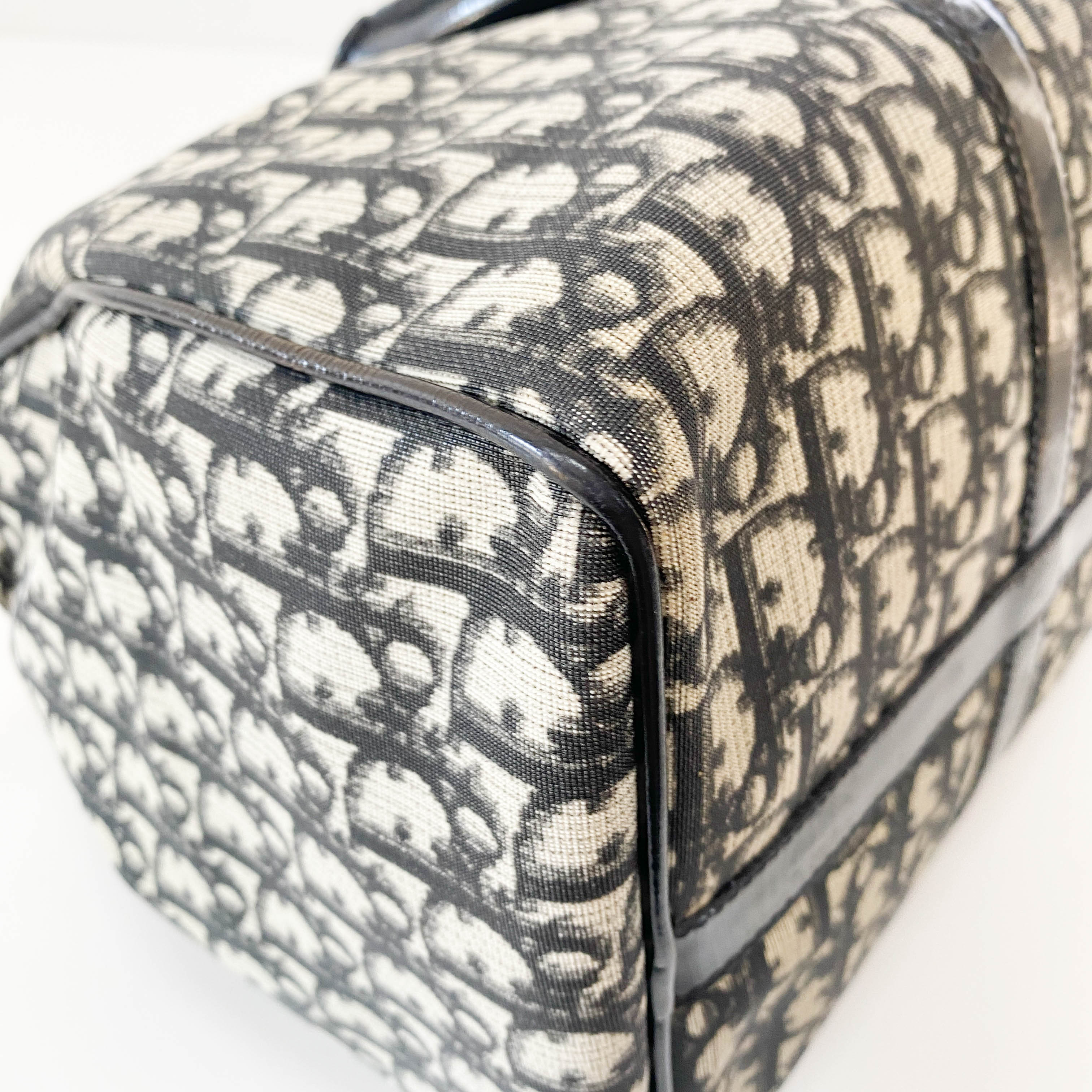 Navy Trotter Mini Boston Bowling Bag