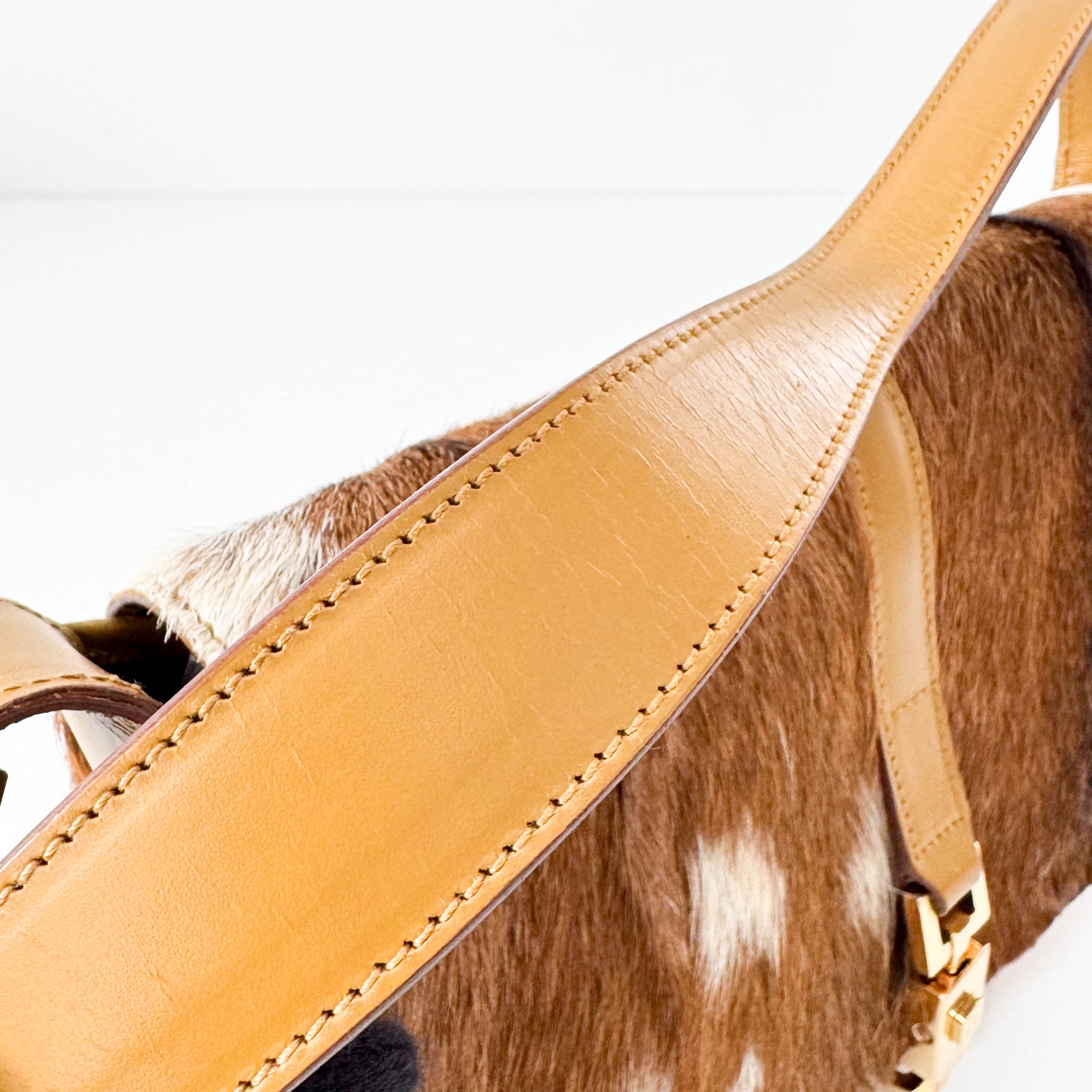 Jackie Brown Pony Hair Shoulder Bag