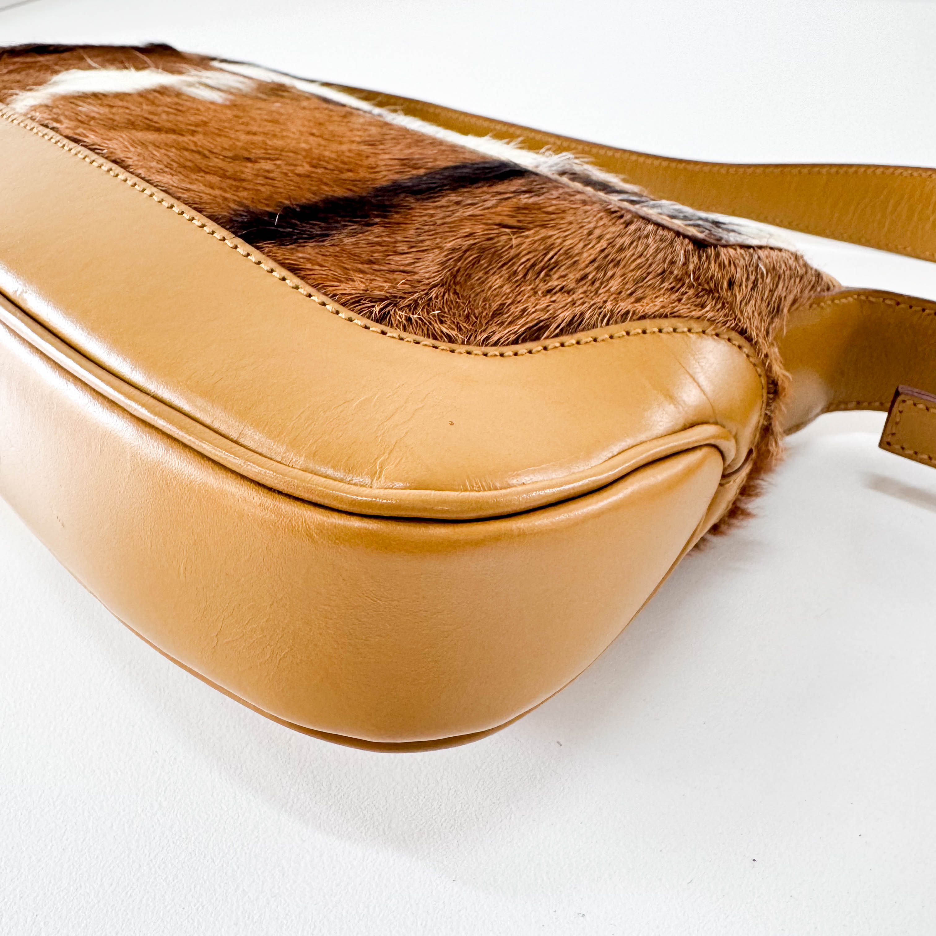 Jackie Brown Pony Hair Shoulder Bag