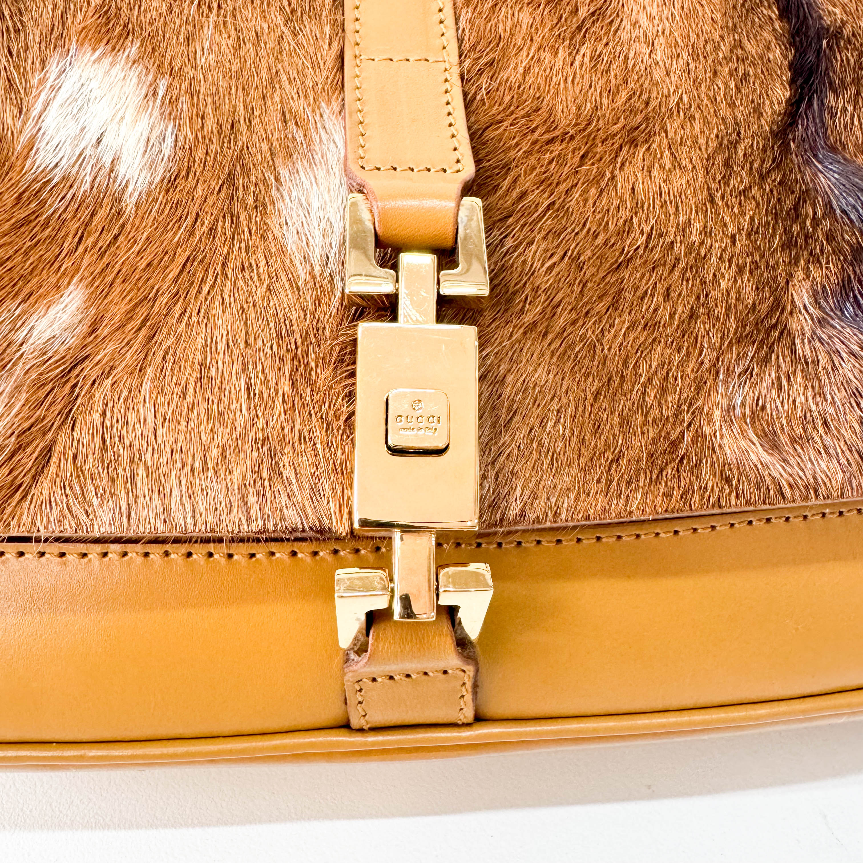 Jackie Brown Pony Hair Shoulder Bag