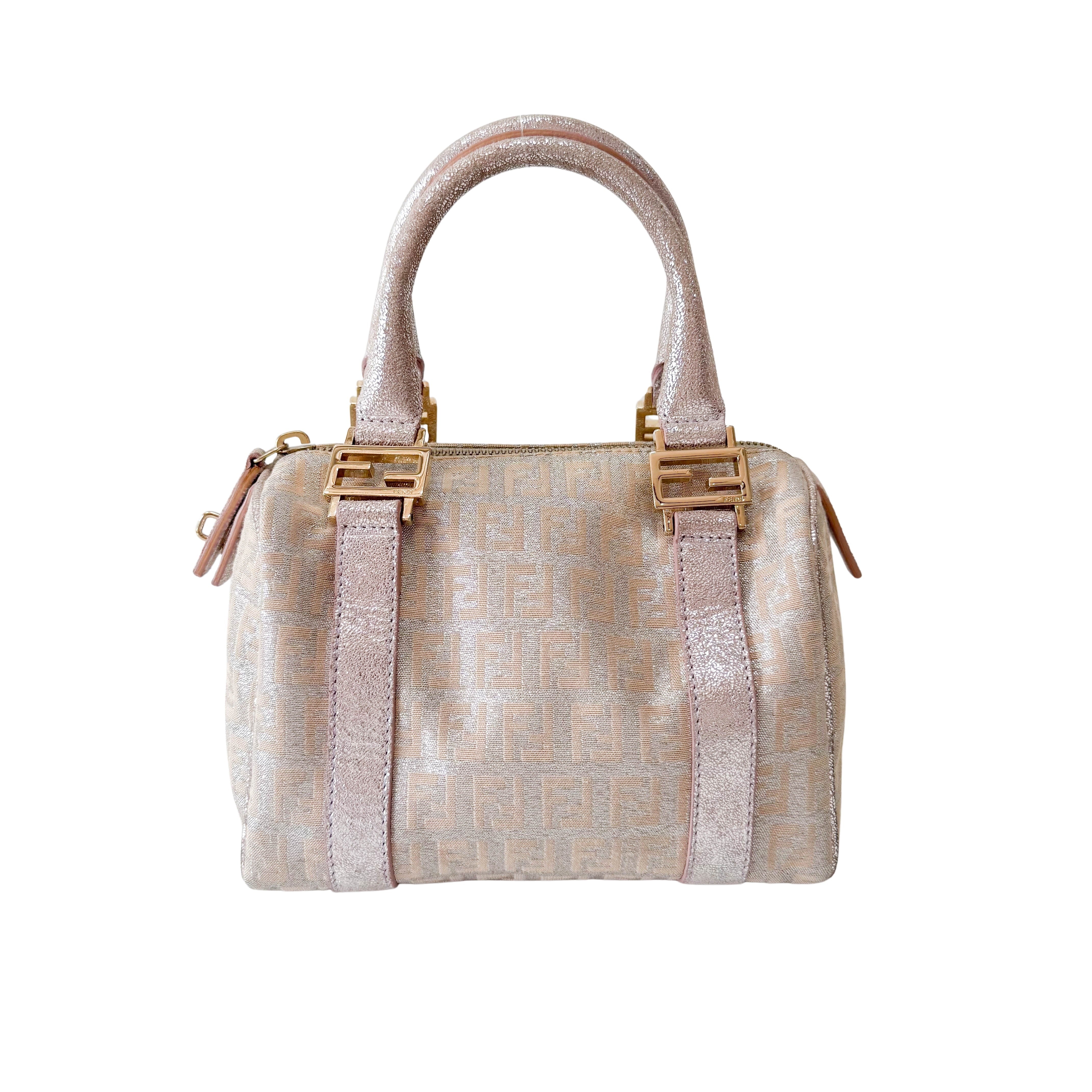 Zucchino Mini Metallic Handle Bag