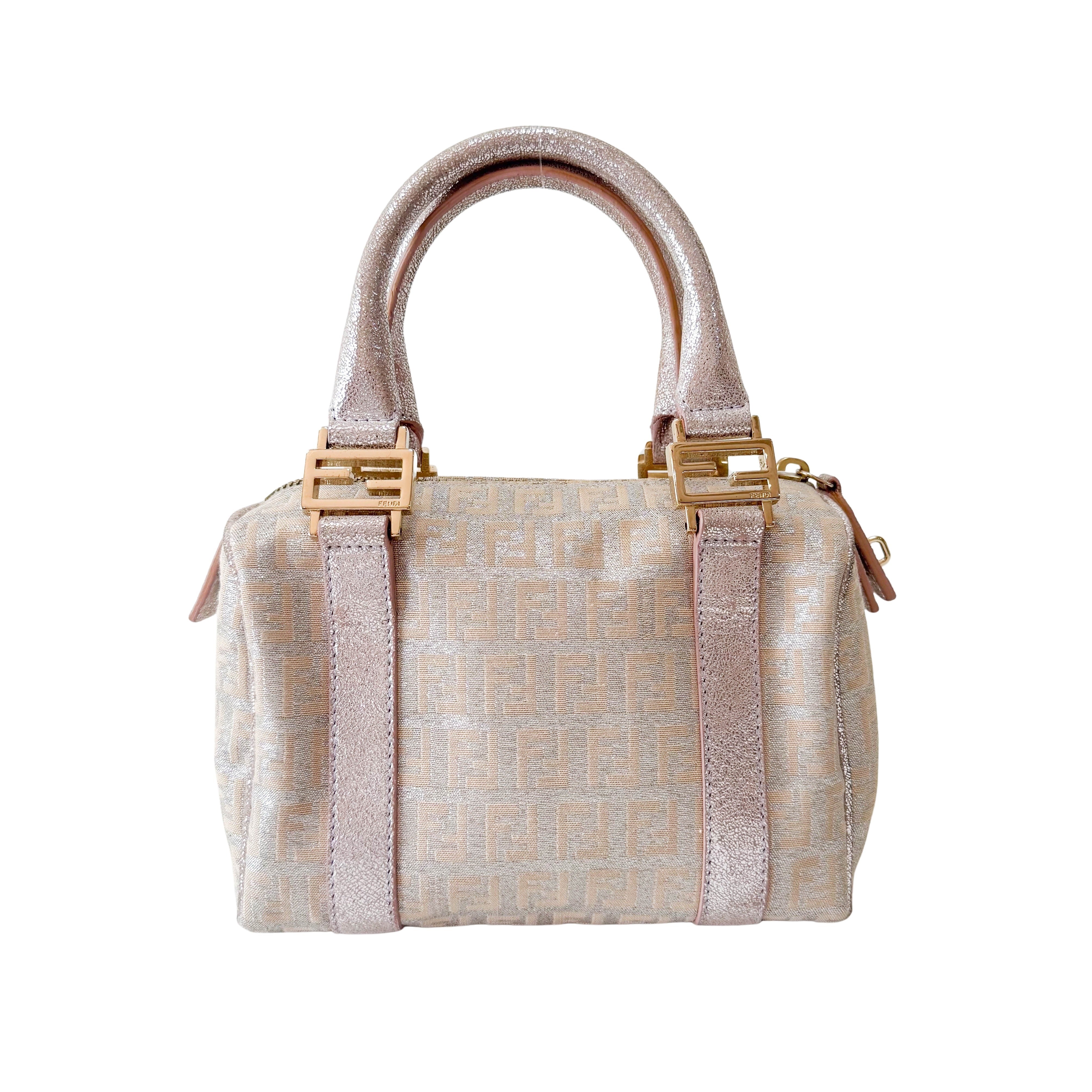 Zucchino Mini Metallic Handle Bag