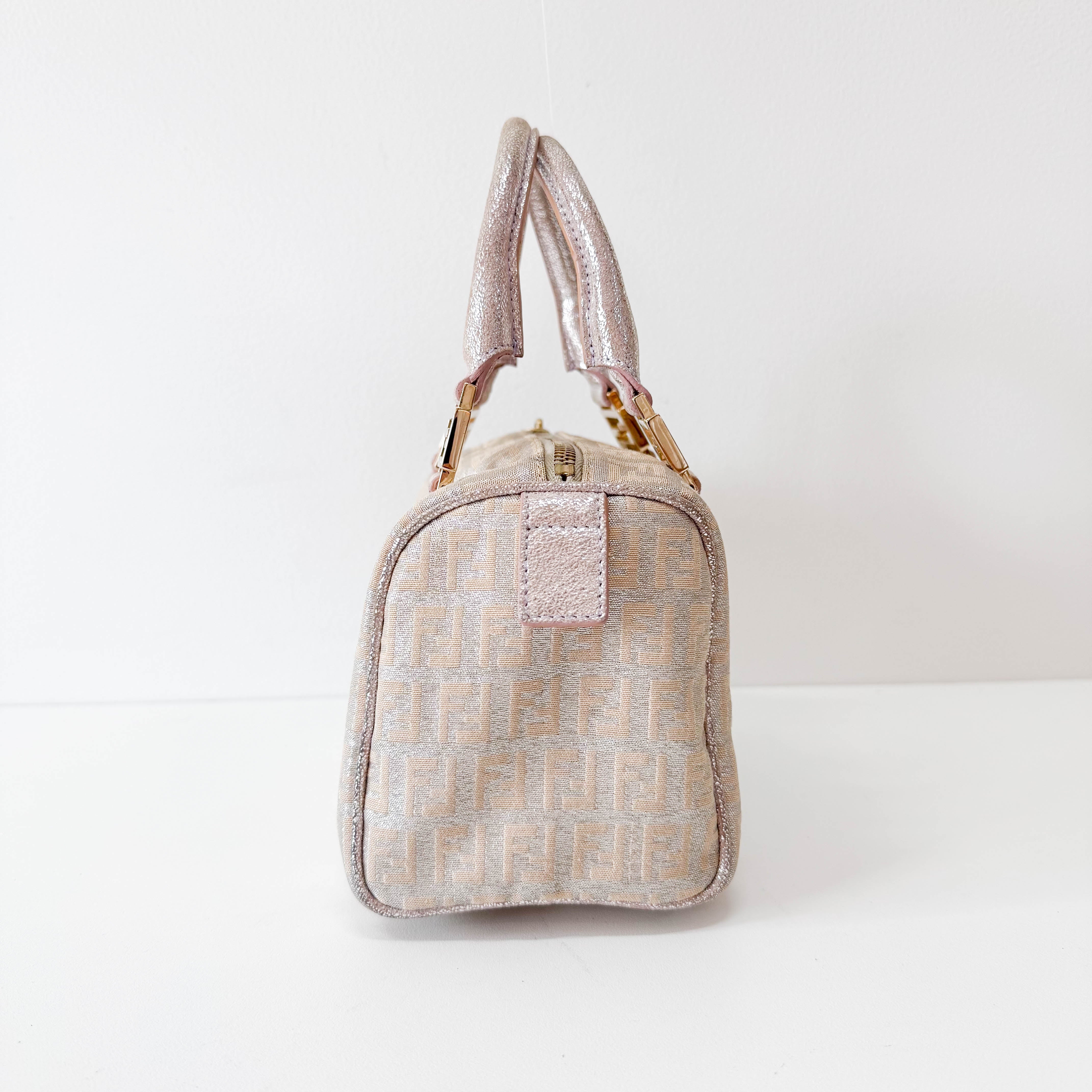 Zucchino Mini Metallic Handle Bag