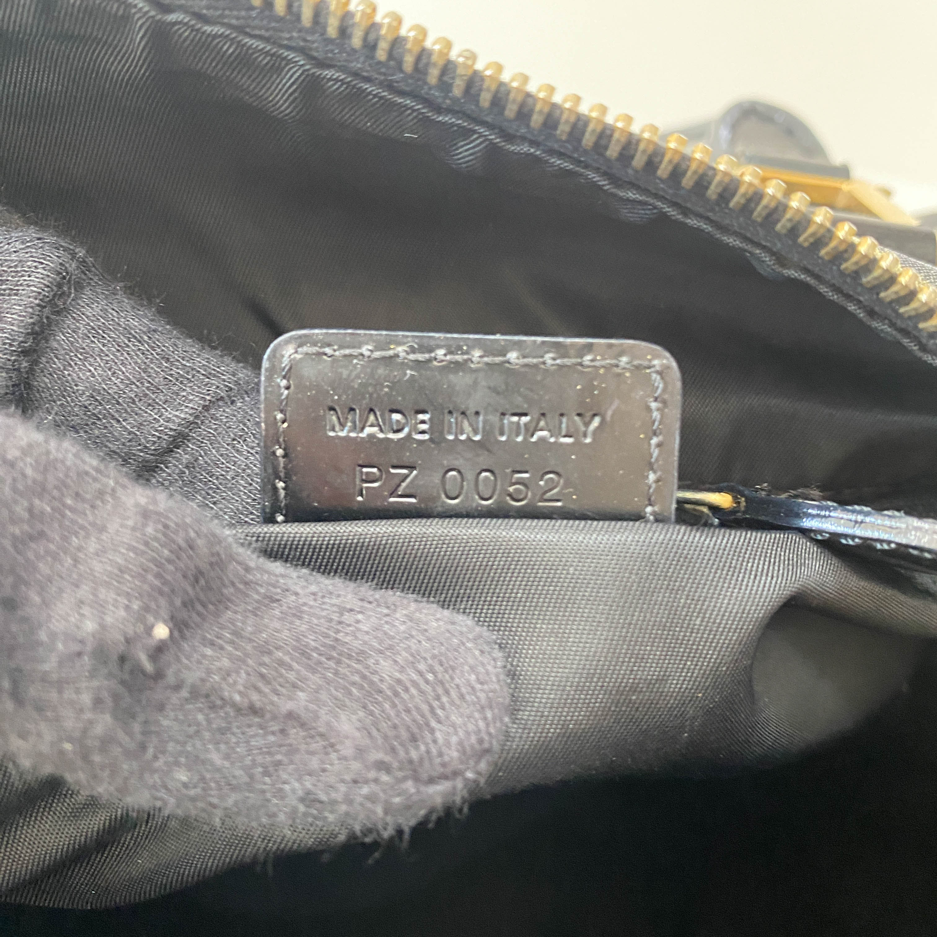 Navy Trotter Mini Boston Bowling Bag