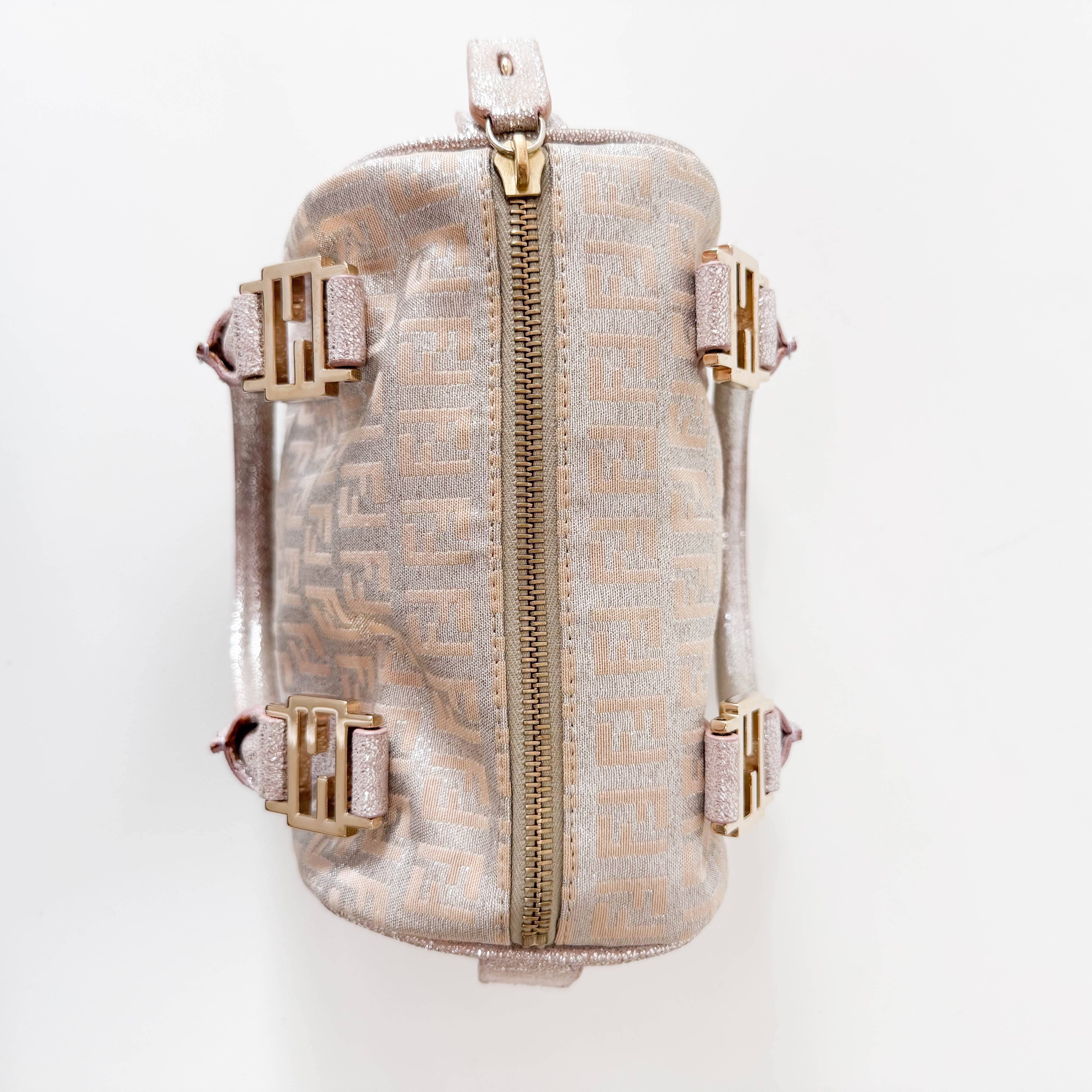 Zucchino Mini Metallic Handle Bag